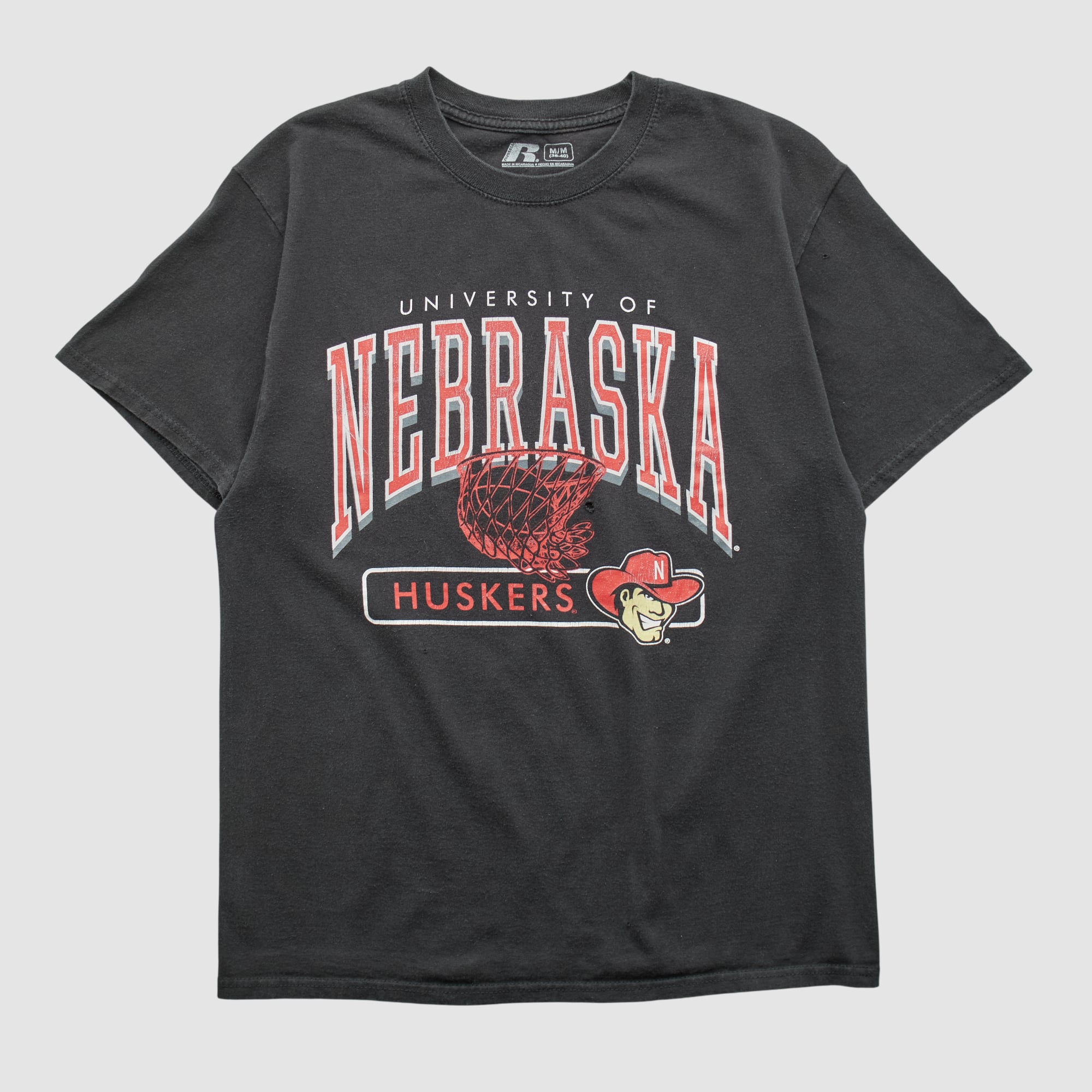 Nebraska Huskers Russell 2010s T-shirt - Black - S