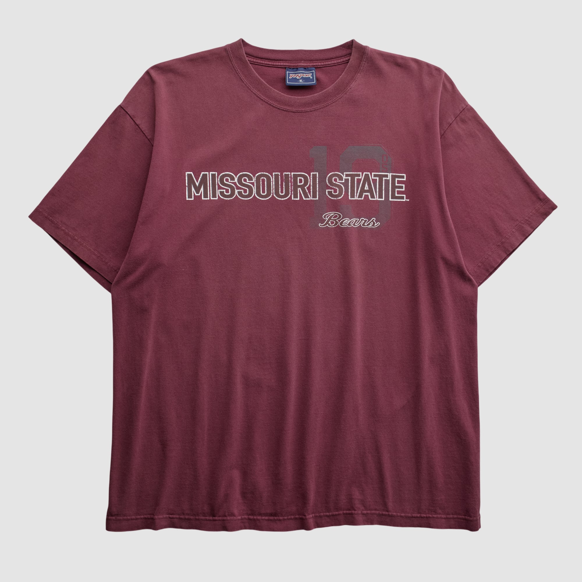 Missouri State University Bears Jansport 2000s T-shirt - Maroon - XL