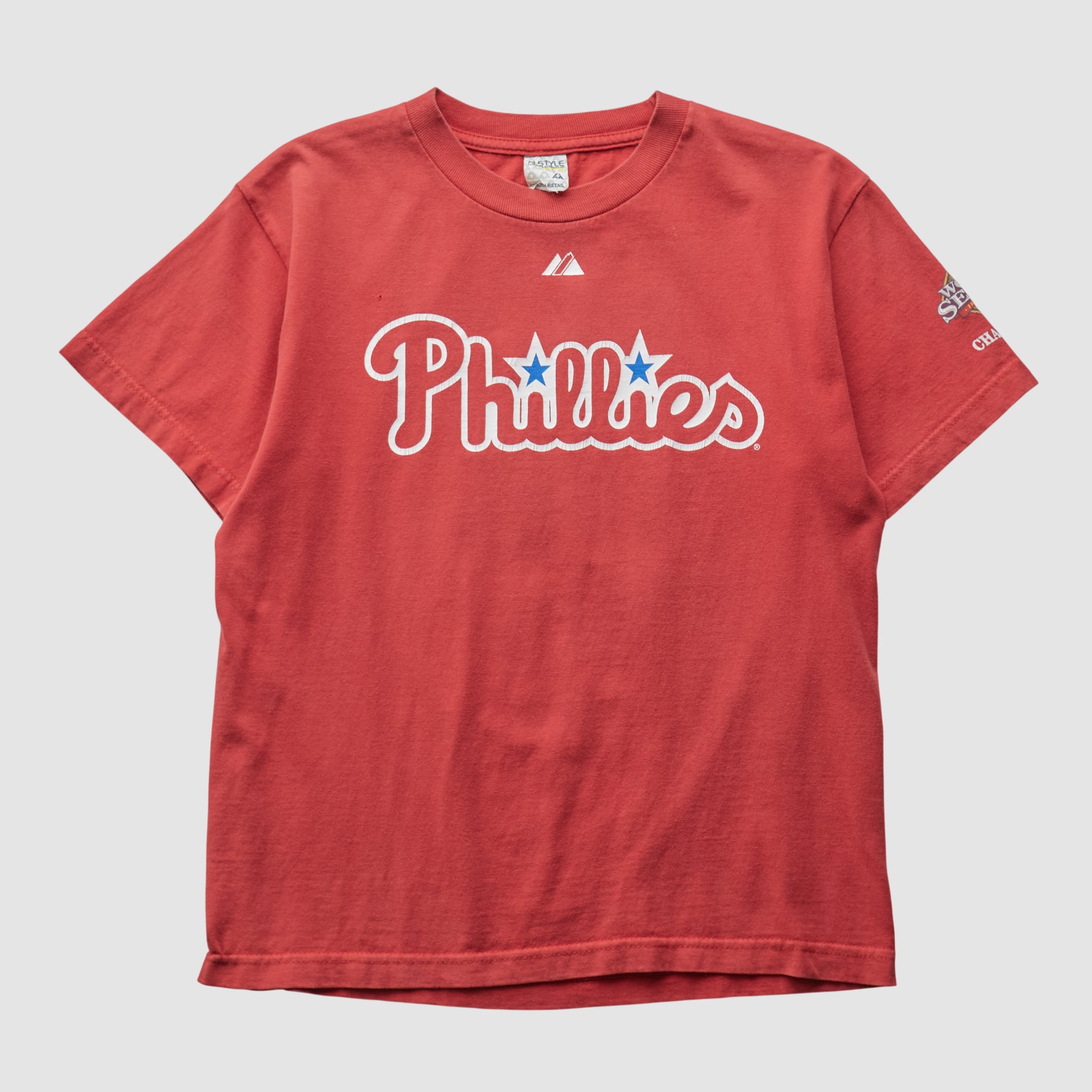 Philadelphia Phillies Alstyle 2008 T-shirt - Red - Yth L