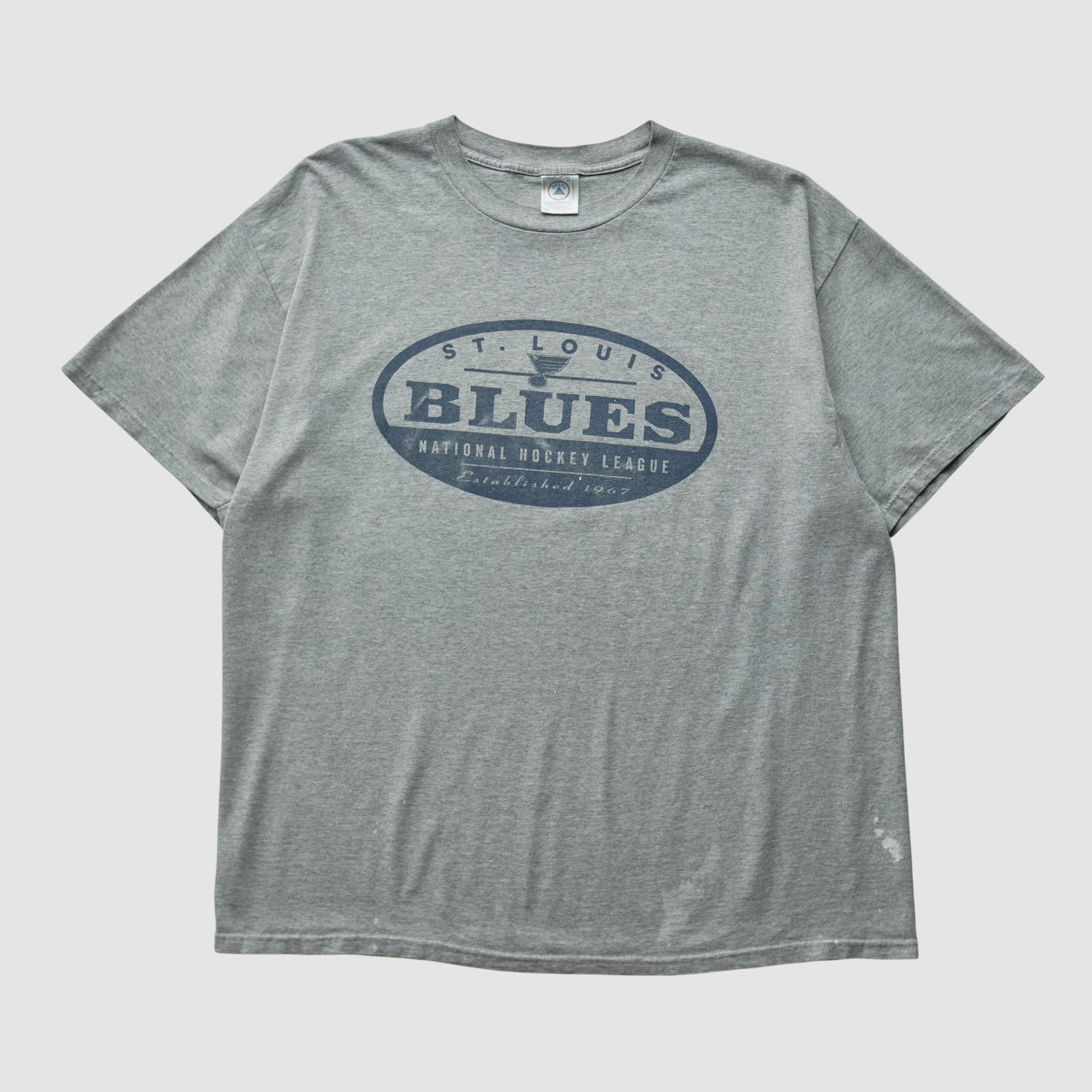 St. Louis Blues Delta 2000s T-shirt - Heather Gray - XL