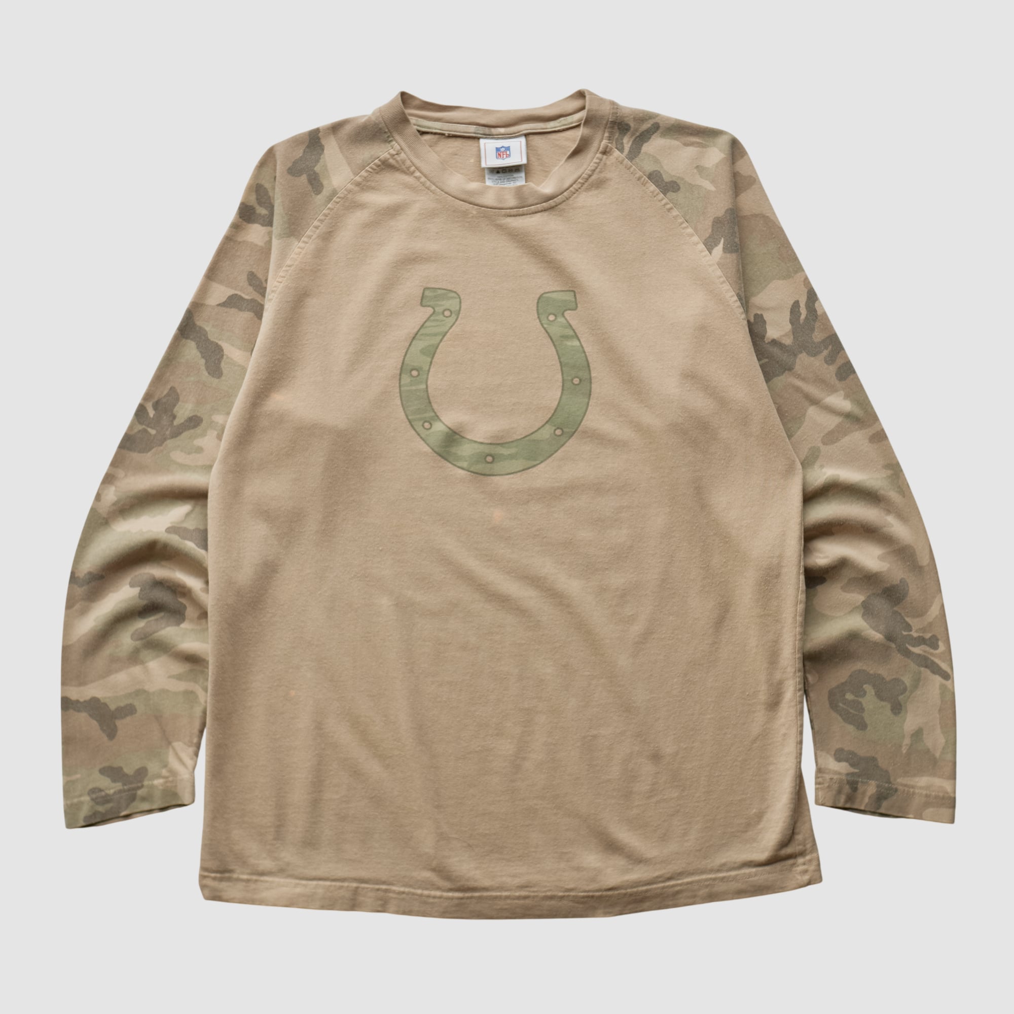 Indianapolis Colts NFL 2000s Long Sleeve T-shirt - Tan - S