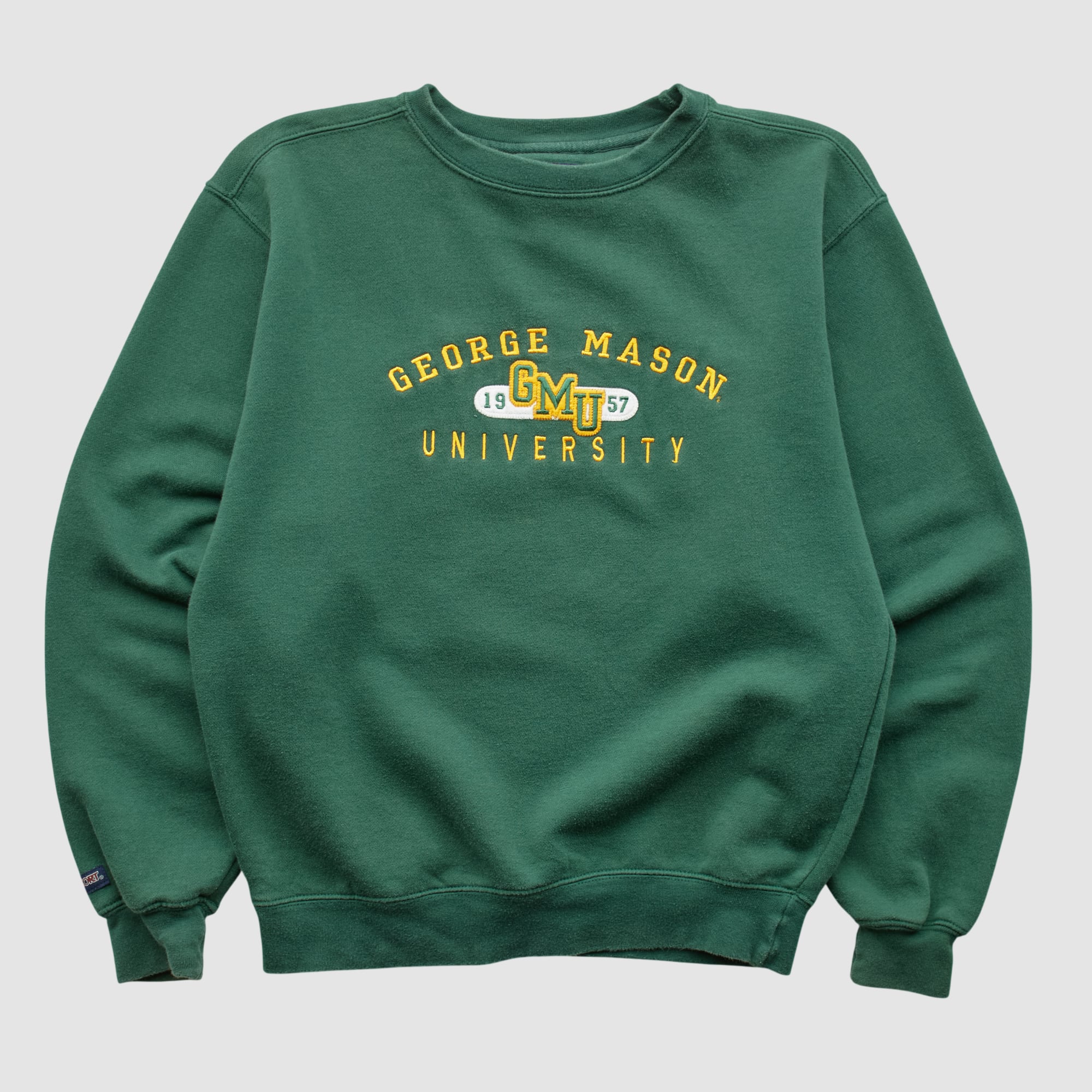 George Mason Patriots Jansport 2000s Pullover Sweatshirt - Green - XS