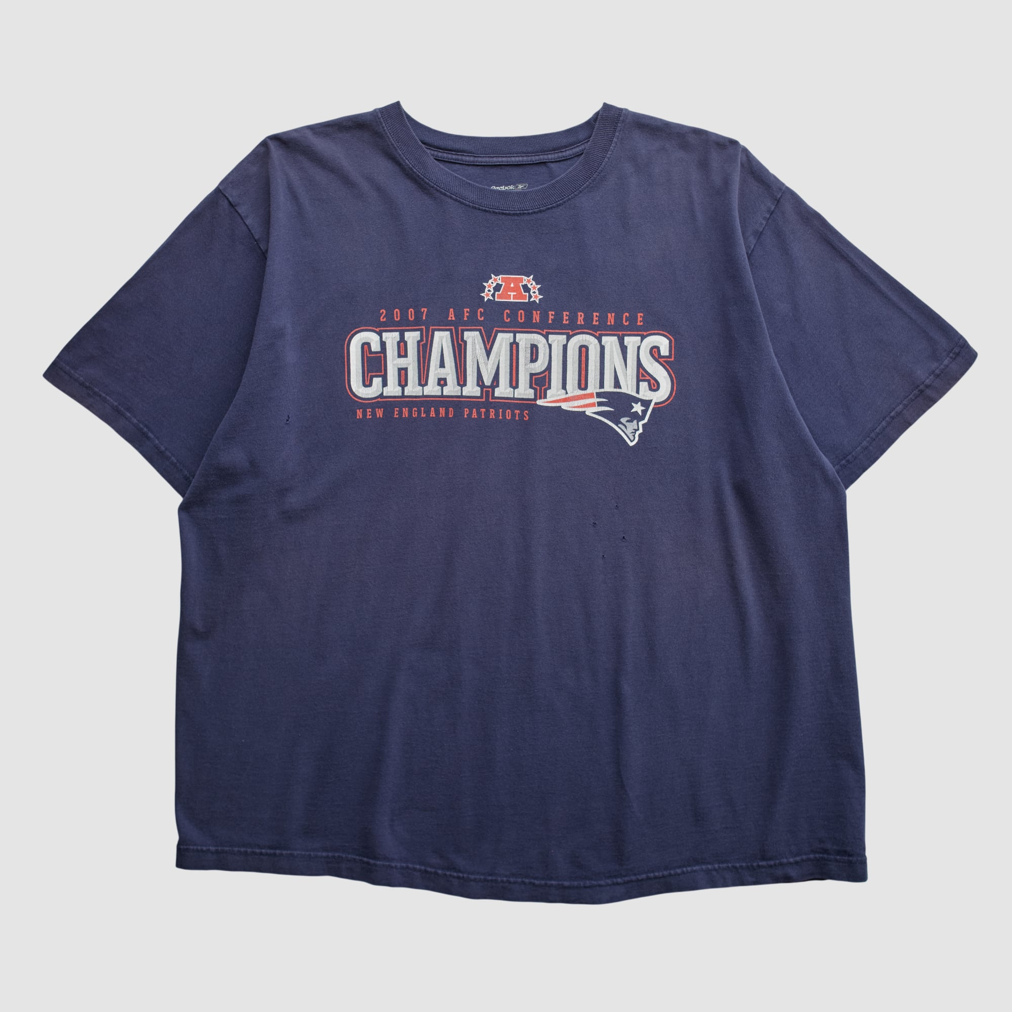 New England Patriots Reebok 2007 T-shirt - Navy - 2XL