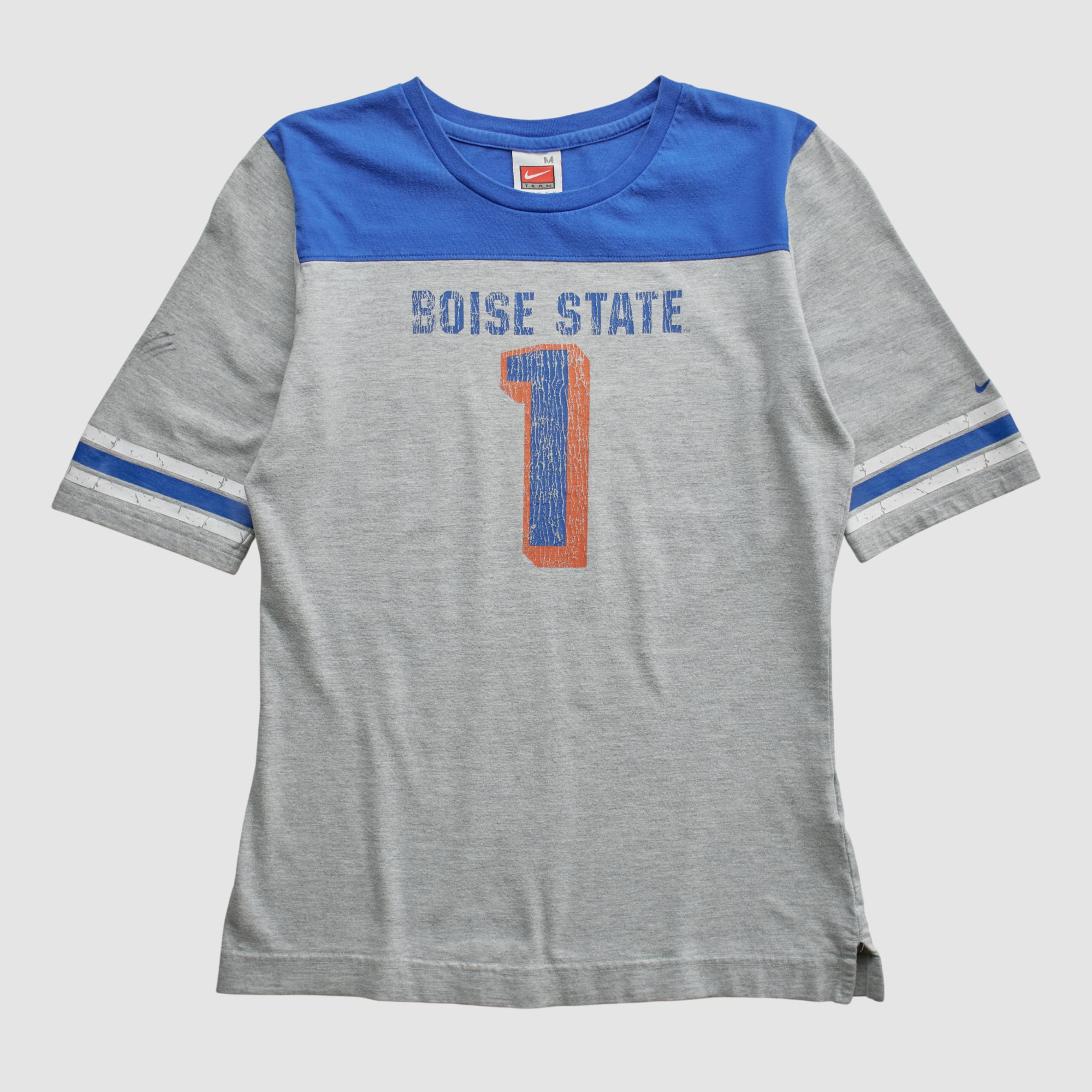 Boise State Broncos Nike 2000s T-shirt - Heather Gray - S