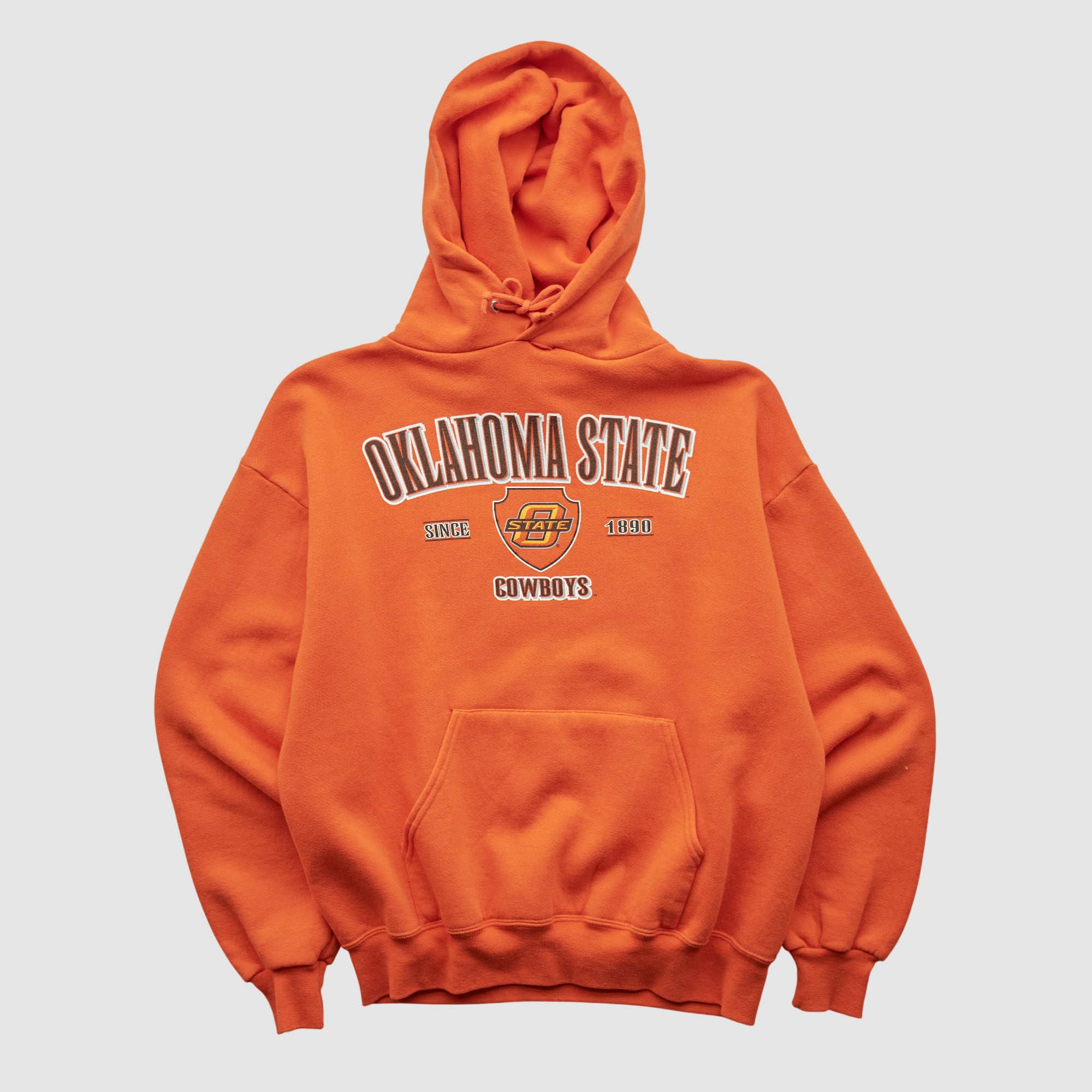 Oklahoma State Cowboys Jerzees 2000s Hooded Pullover Sweatshirt - Orange - S