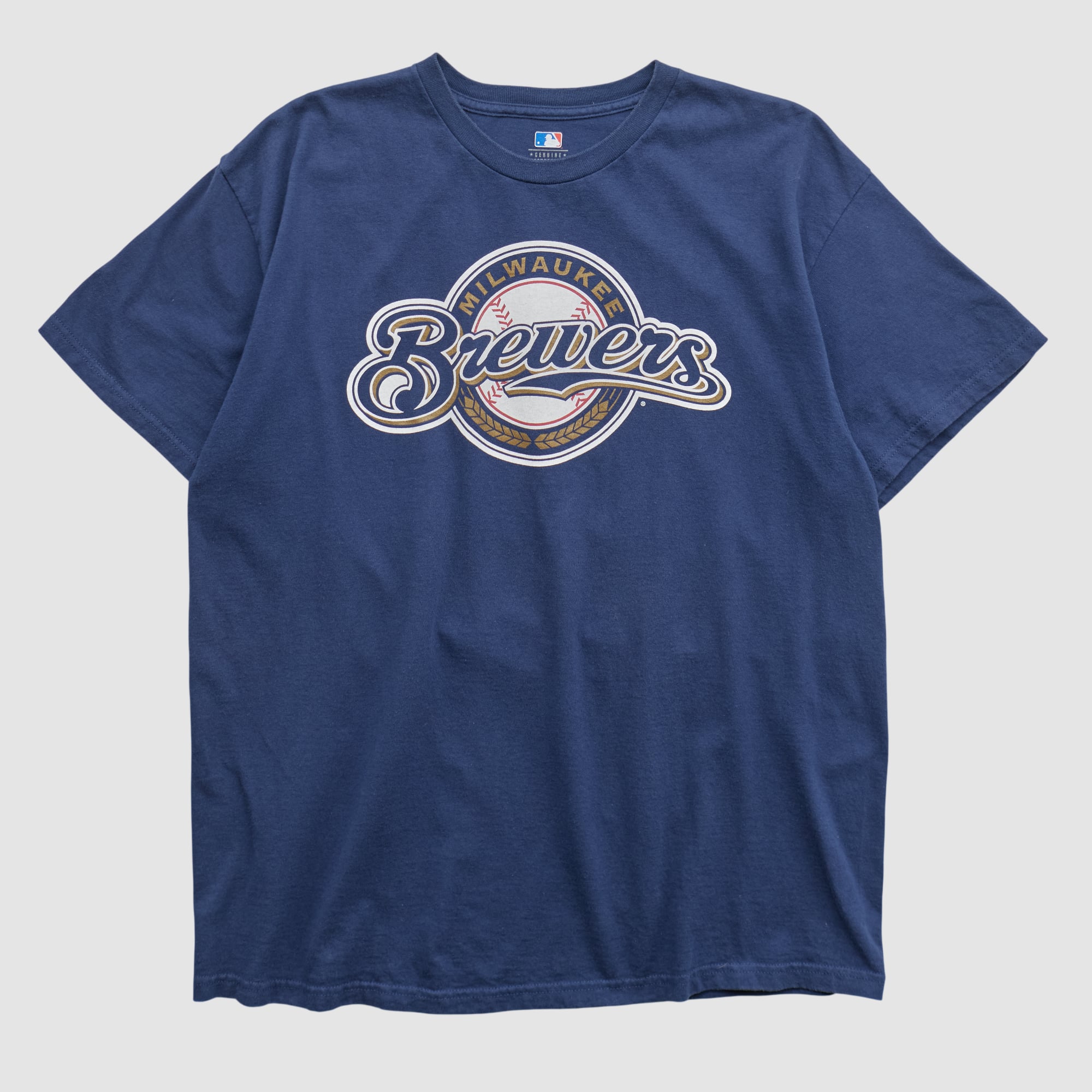 Milwaukee Brewers Genuine Merchandise 2010s T-shirt - Navy - M