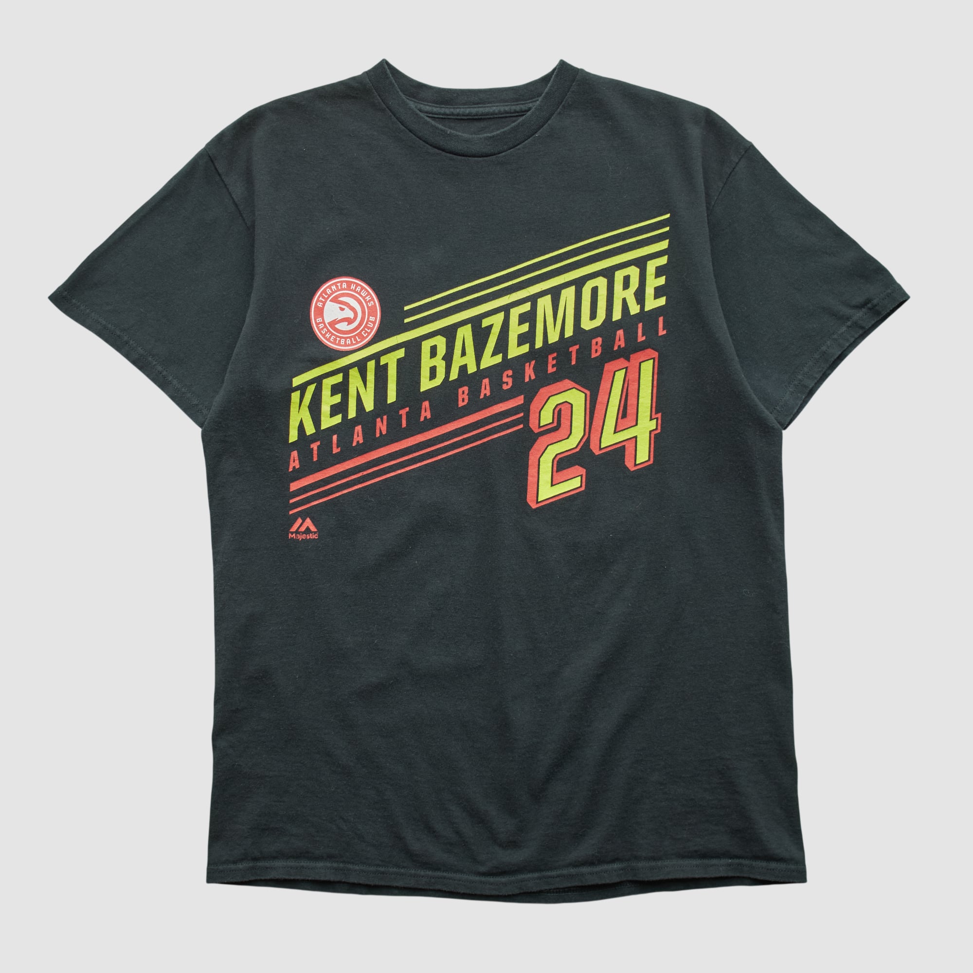 Kent Bazemore Majestic 2010s T-shirt - Black - S