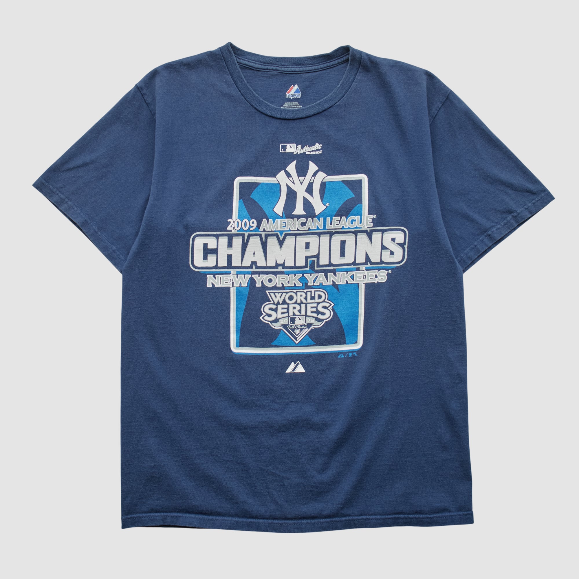 New York Yankees Majestic 2009 T-shirt - Navy - M