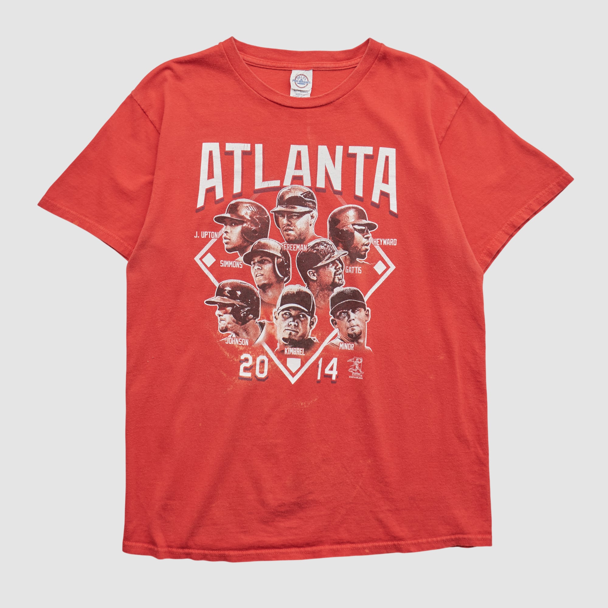 Atlanta Braves Delta 2014 T-shirt - Red - M