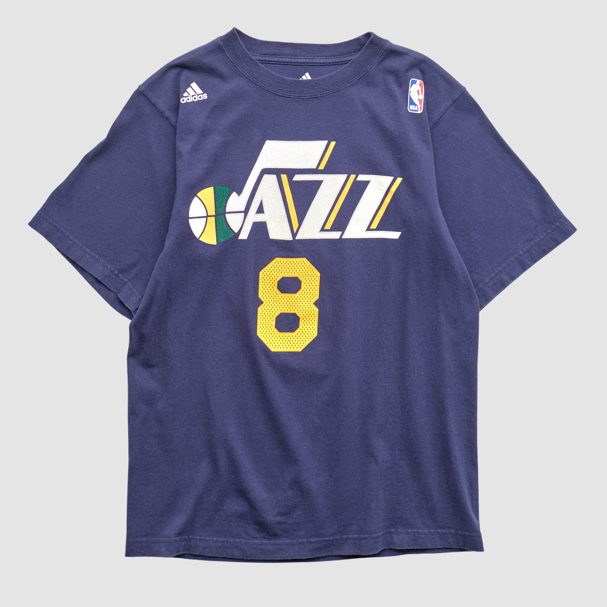 Utah Jazz Adidas 2010s T-shirt - Navy - S