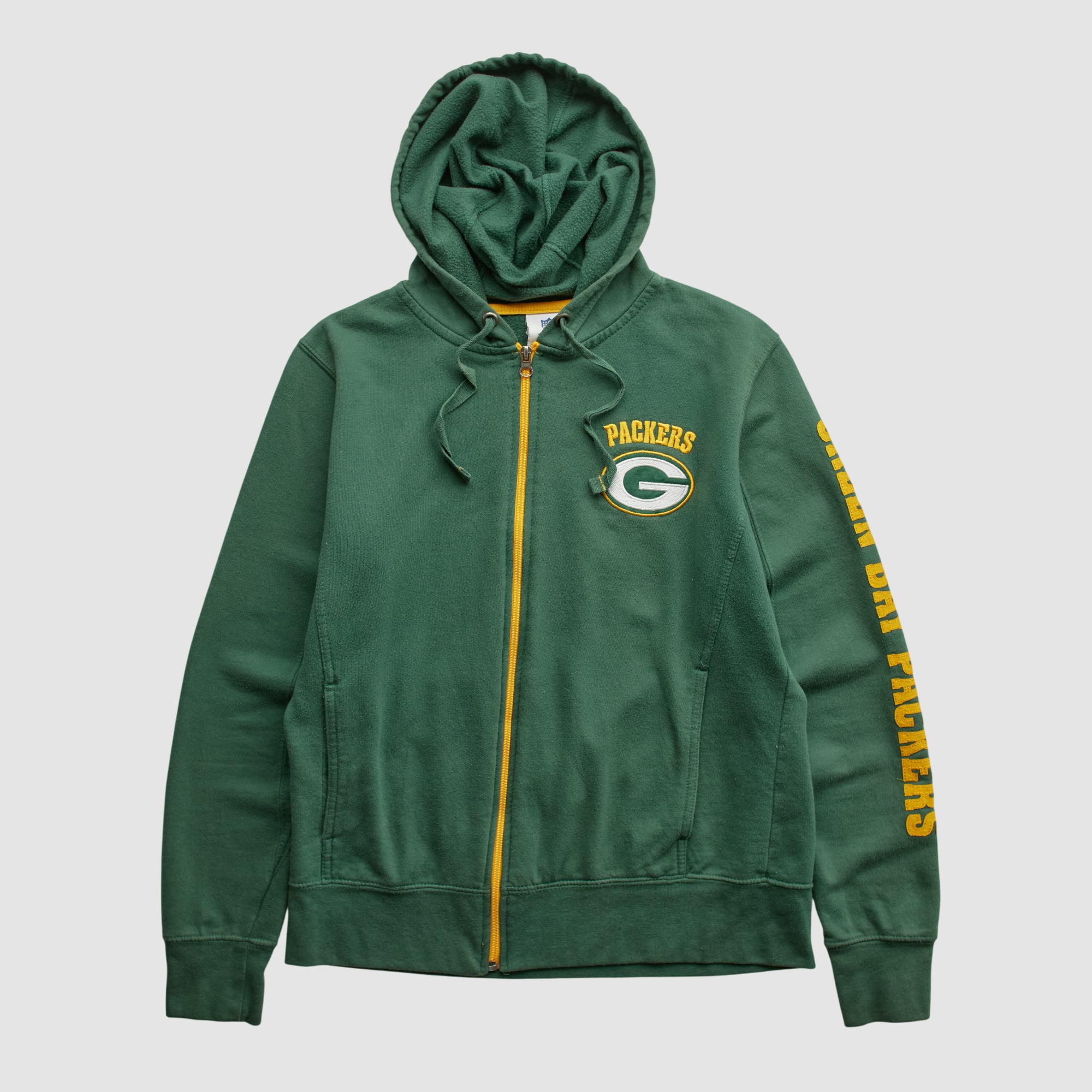 Green Bay Packers NFL 2010s Hooded Full Zip Sweatshirt - Green - XS