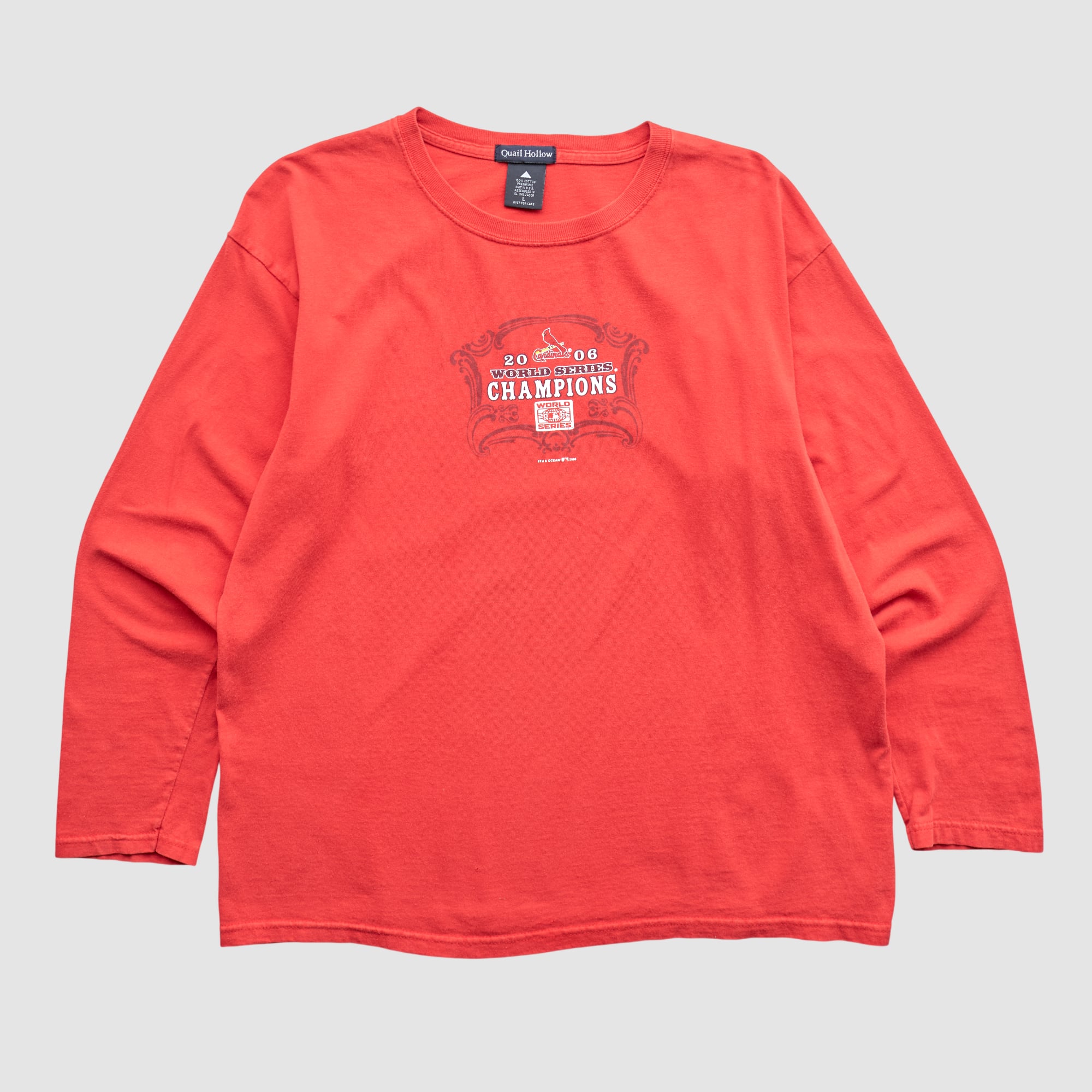 St. Louis Cardinals Quail 2006 Long Sleeve T-shirt - Red - M