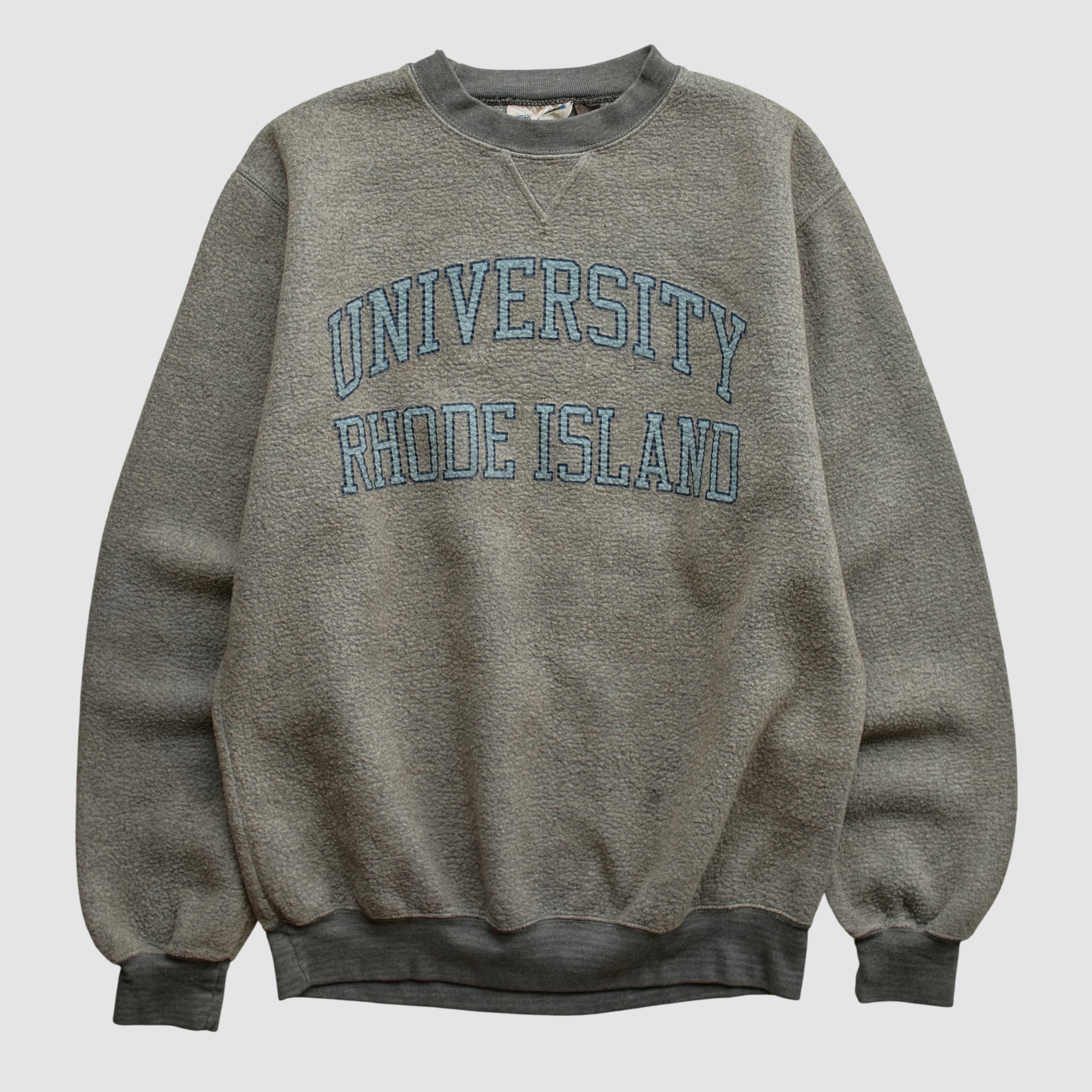 Rhode Island Rams Gear For Sports 90s Pullover Sweatshirt - Gray - S