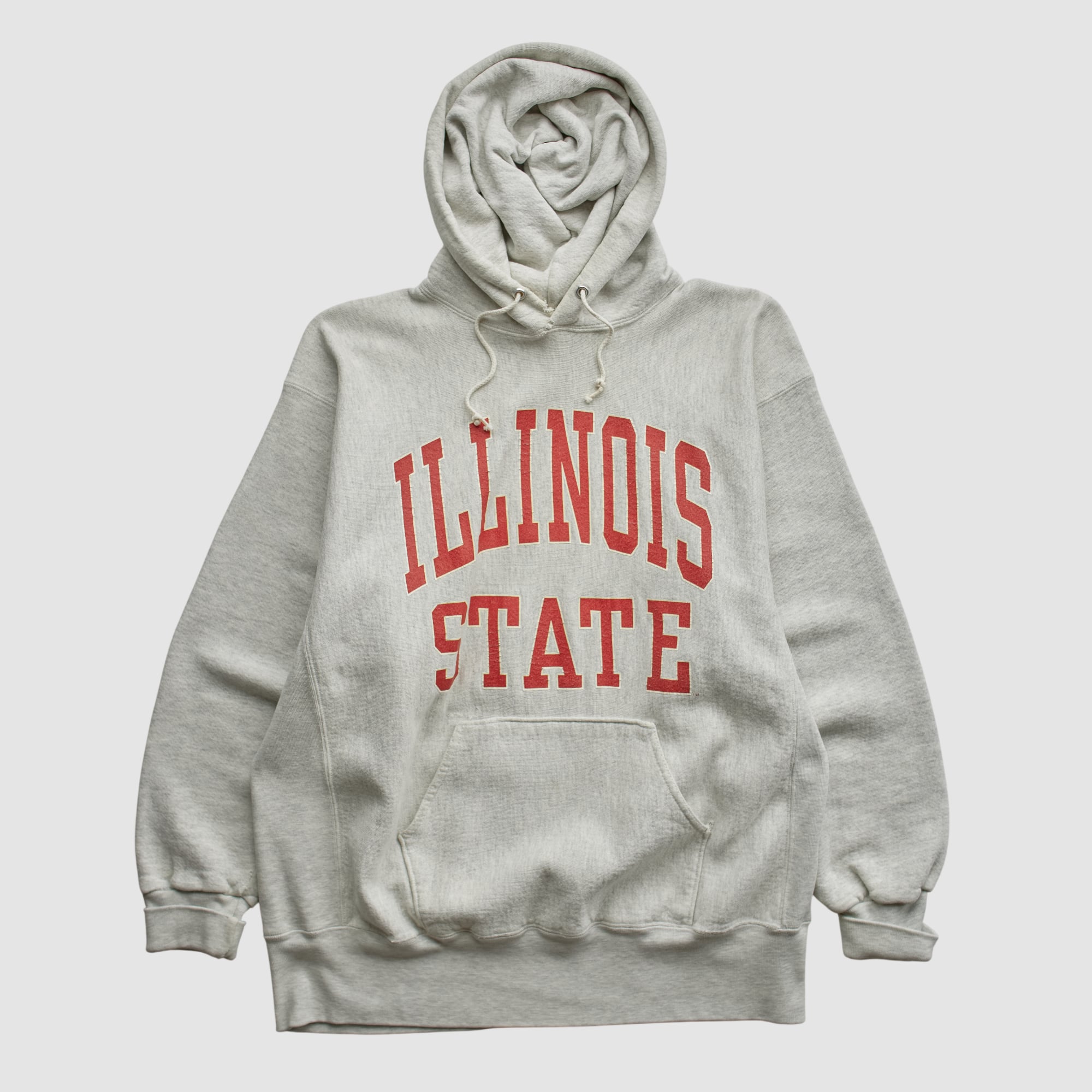 Illinois State Redbirds Gribble 90s Hooded Pullover Sweatshirt - Heather Gray - M