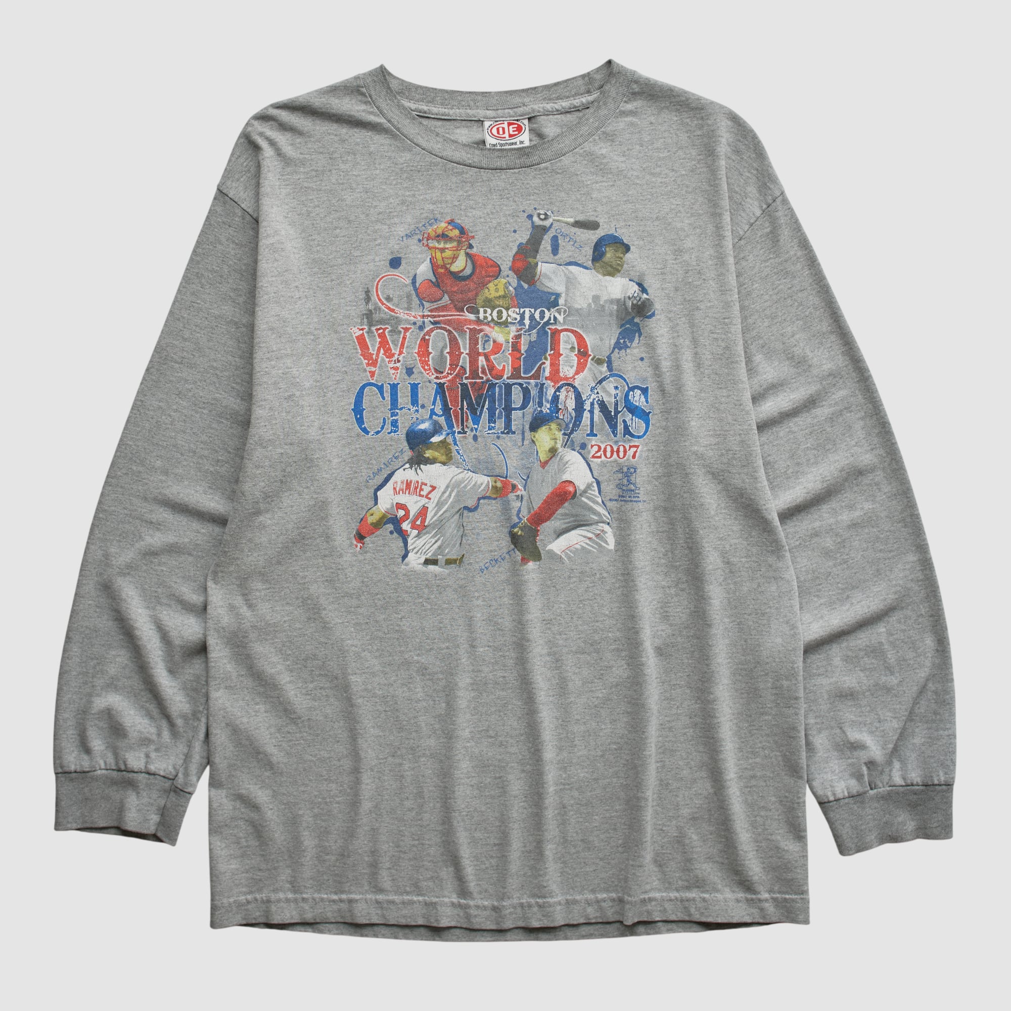 Boston Red Sox Coed Sportswear 2007 Long Sleeve T-shirt - Heather Gray - M