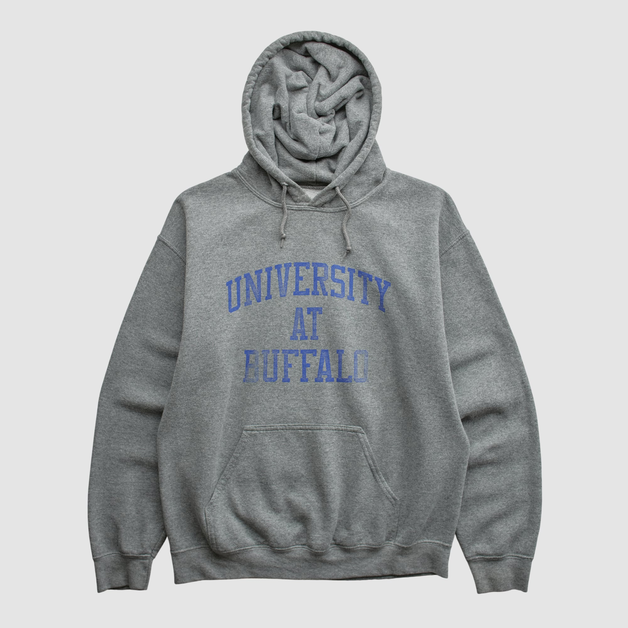 Buffalo Bulls 2010s Hooded Pullover Sweatshirt - Heather Gray - XS