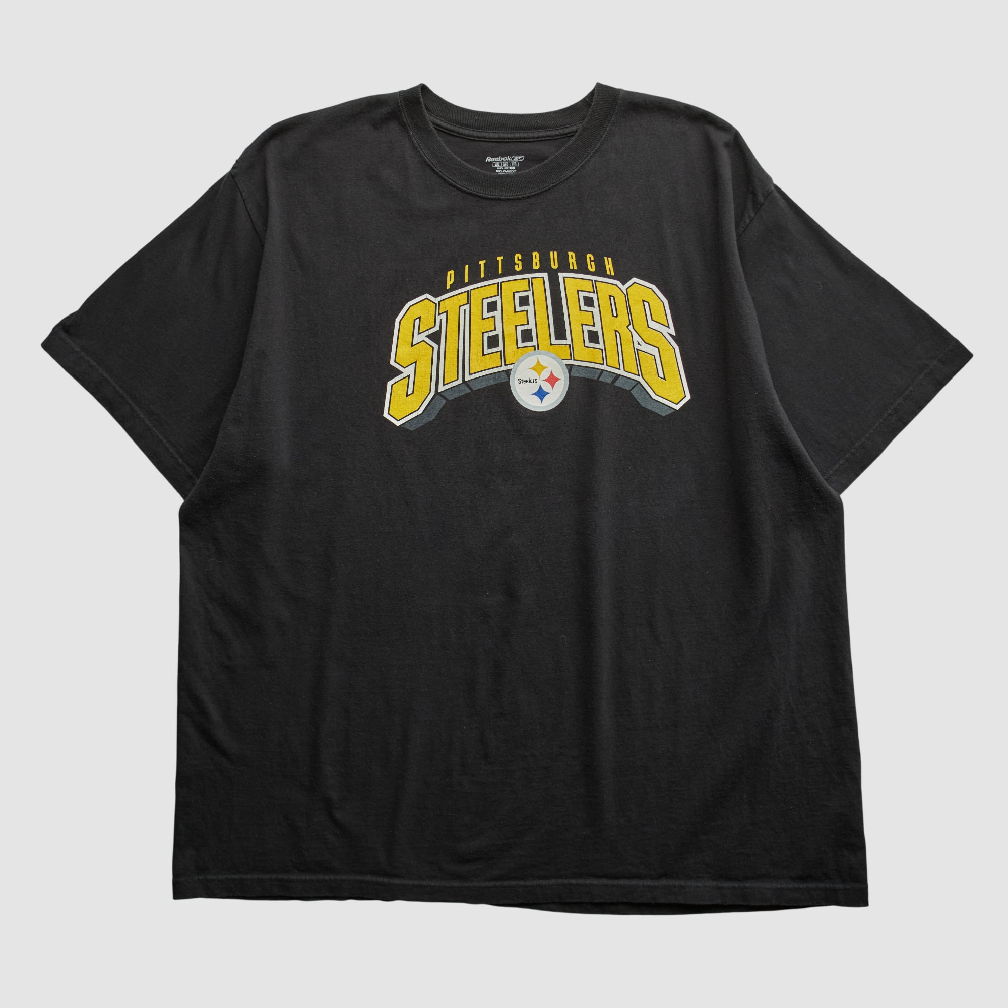 Pittsburgh Steelers Reebok 2000s T-shirt - Black - 2XL
