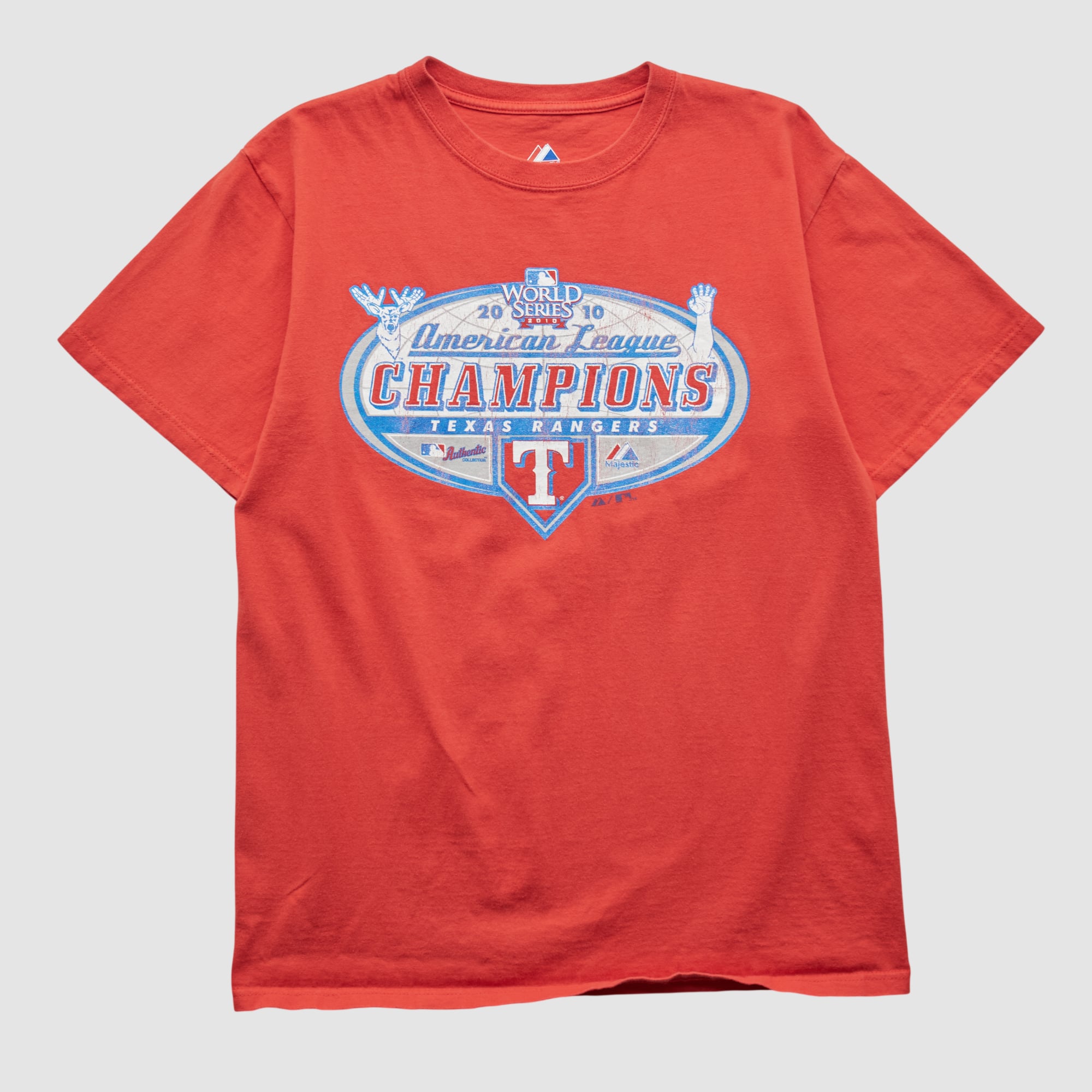 Texas Rangers Majestic 2010 T-shirt - Red - S