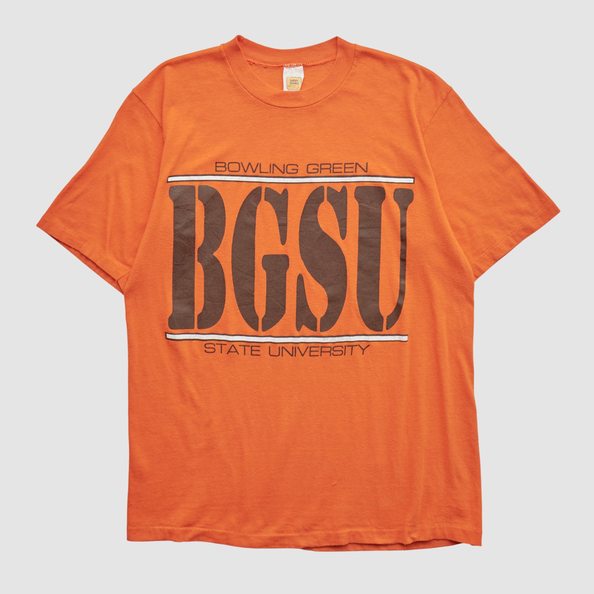 Bowling Green St. Falcons Velva Sheen 80s T-shirt - Orange - S
