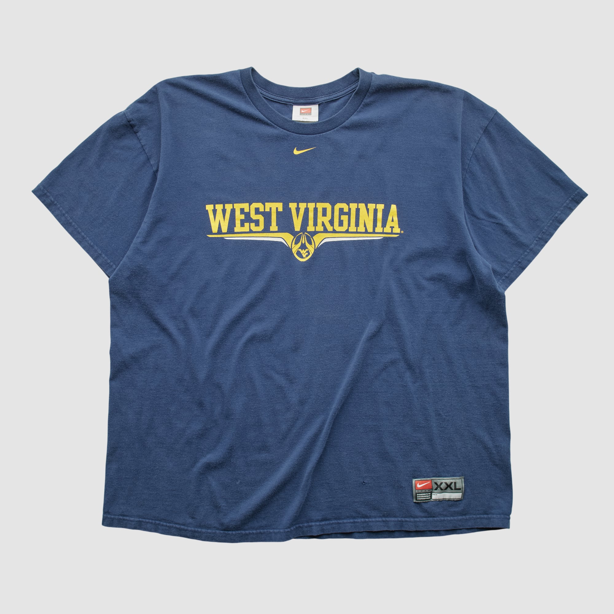 West Virginia Mountaineers Nike 2000s T-shirt - Navy - 2XL