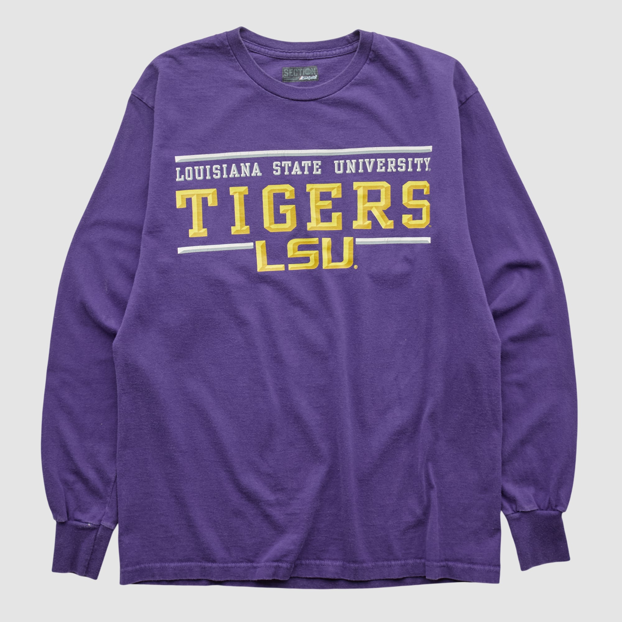 LSU Tigers Majestic 2010s Long Sleeve T-shirt - Purple - S