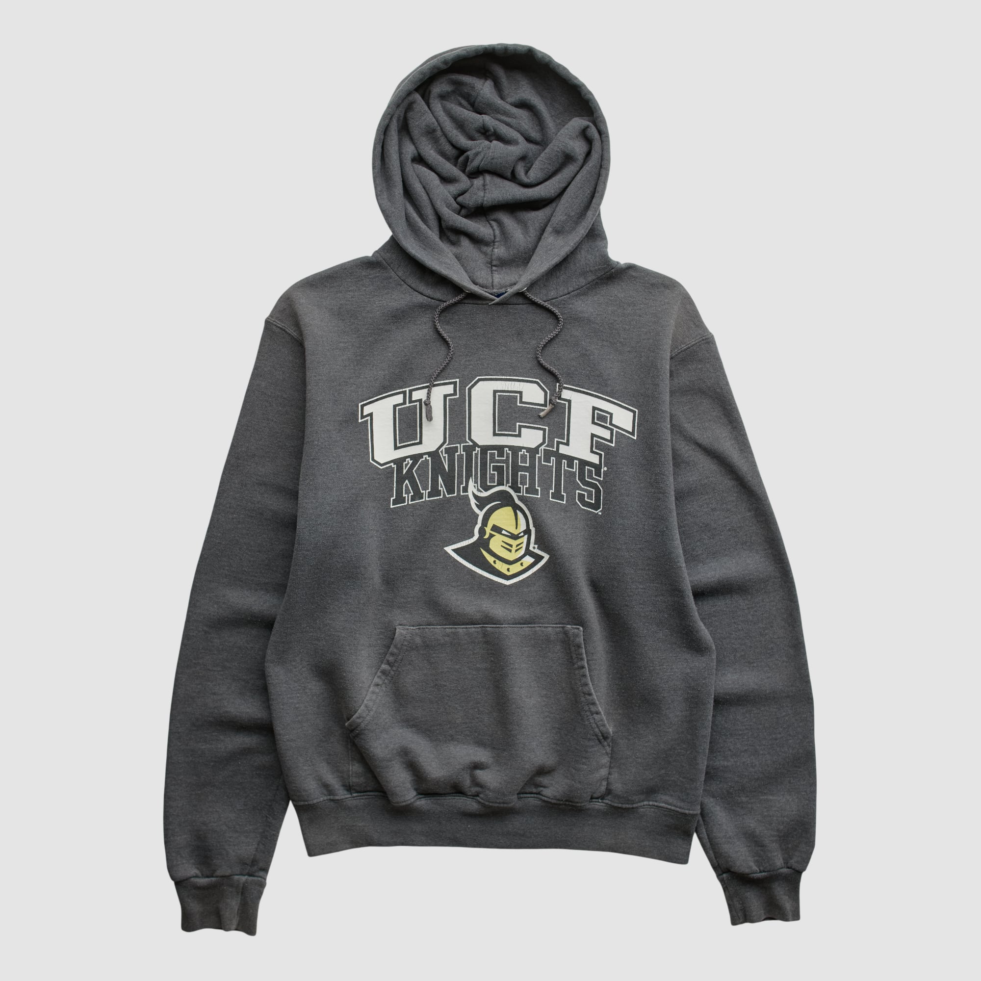 UCF Knights Champion 2010s Hooded Pullover Sweatshirt - Dark Heather Gray - XS