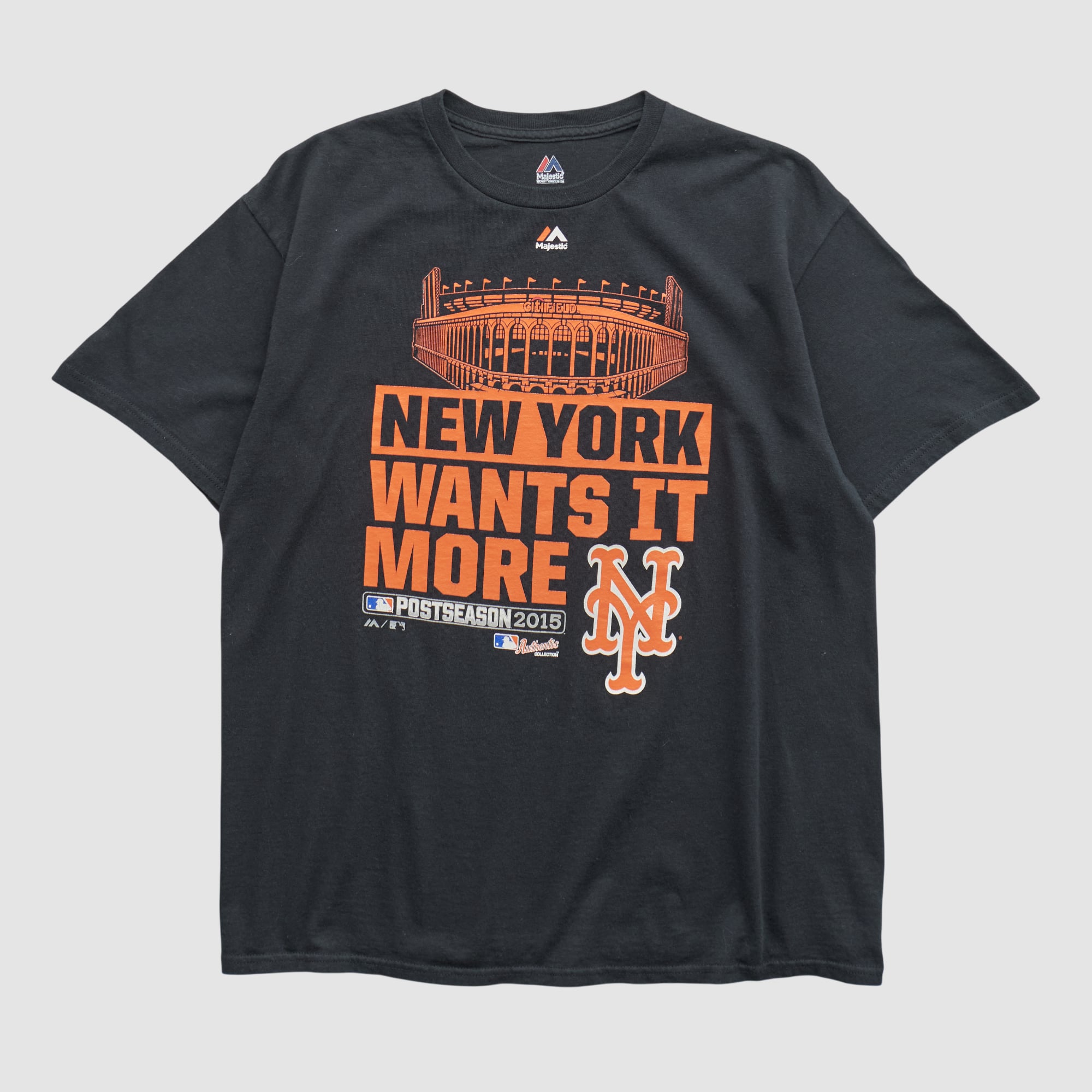 New York Mets Majestic 2015 T-shirt - Black - M