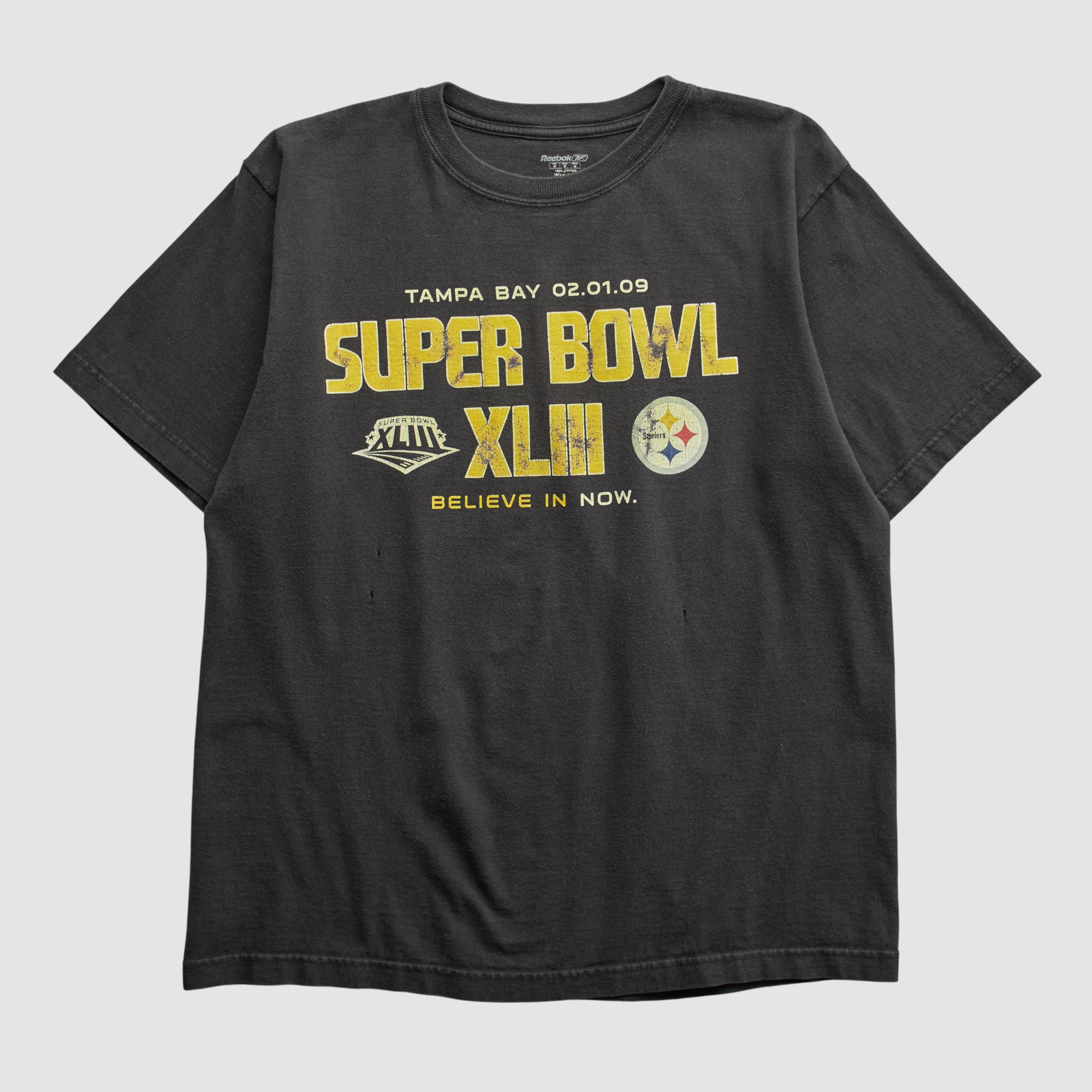 Pittsburgh Steelers Reebok 2009 T-shirt - Black - M