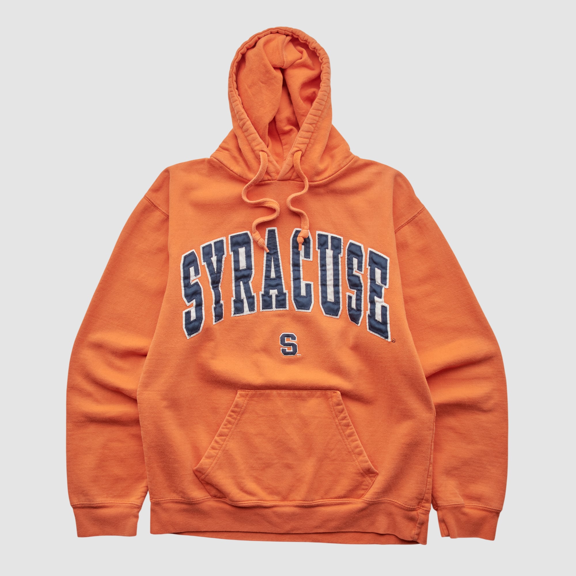 Syracuse Orange Old Varsity Brand 2010s Hooded Pullover Sweatshirt - Orange - XS