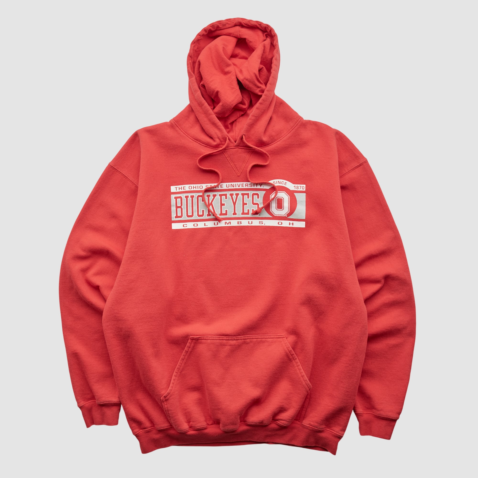 Ohio State Buckeyes TCX Apparel 2010s Hooded Pullover Sweatshirt - Red - M
