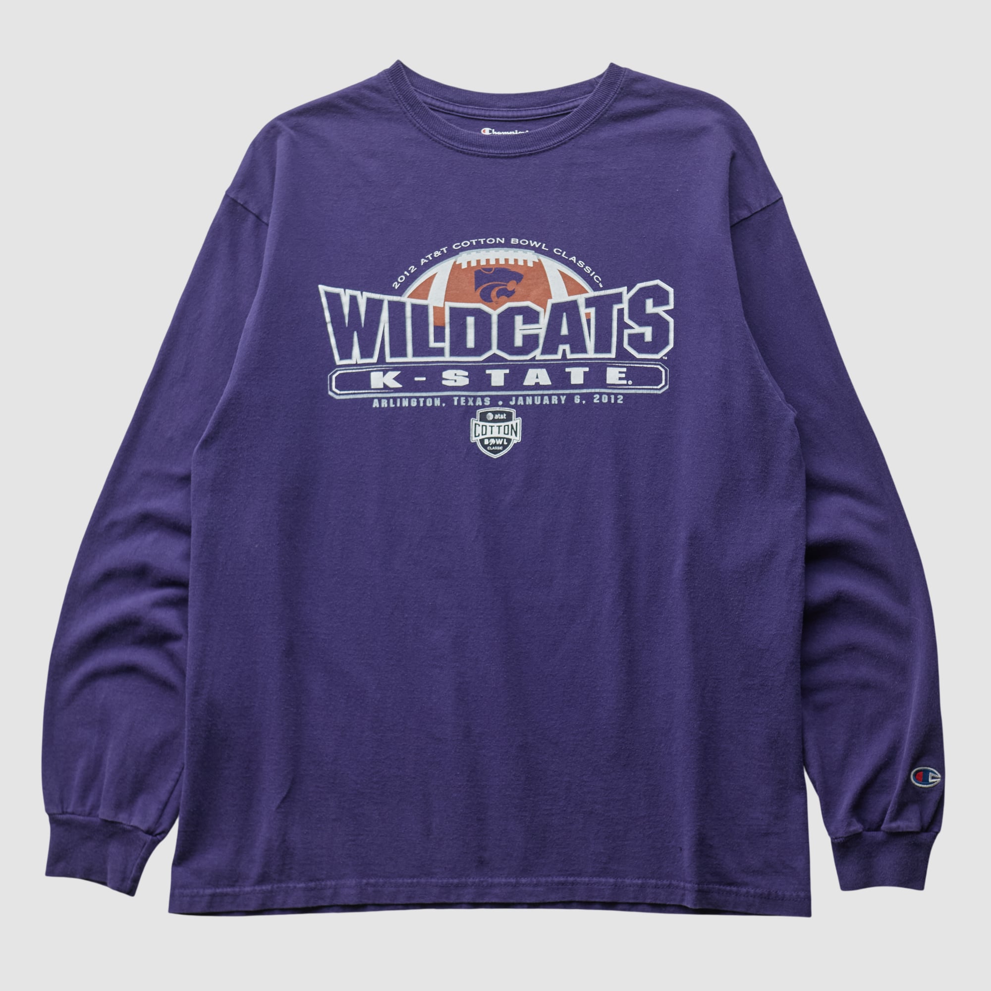 Kansas State Wildcats Champion 2012 Long Sleeve T-shirt - Purple - M