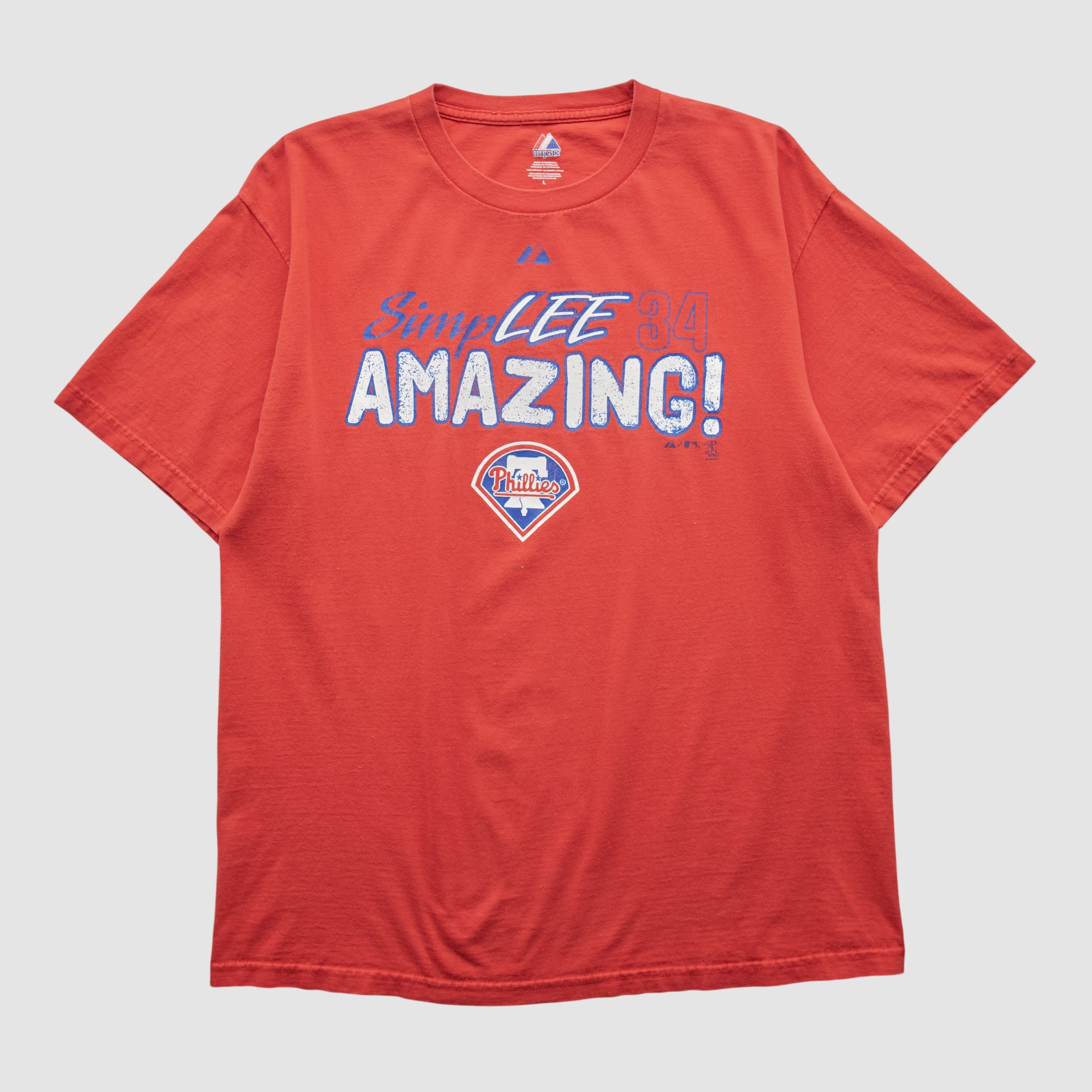 Philadelphia Phillies Majestic 2010s T-shirt - Red - M