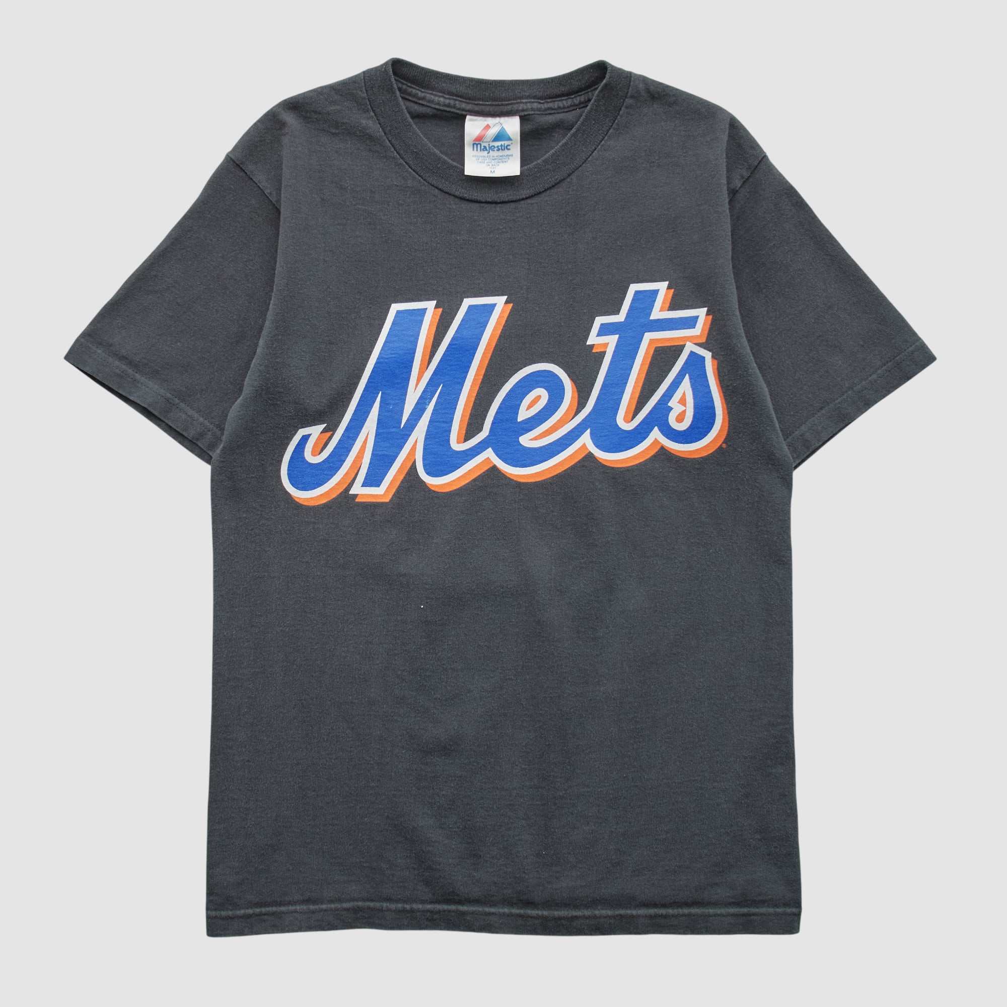 New York Mets Majestic 2000s T-shirt - Black - XS