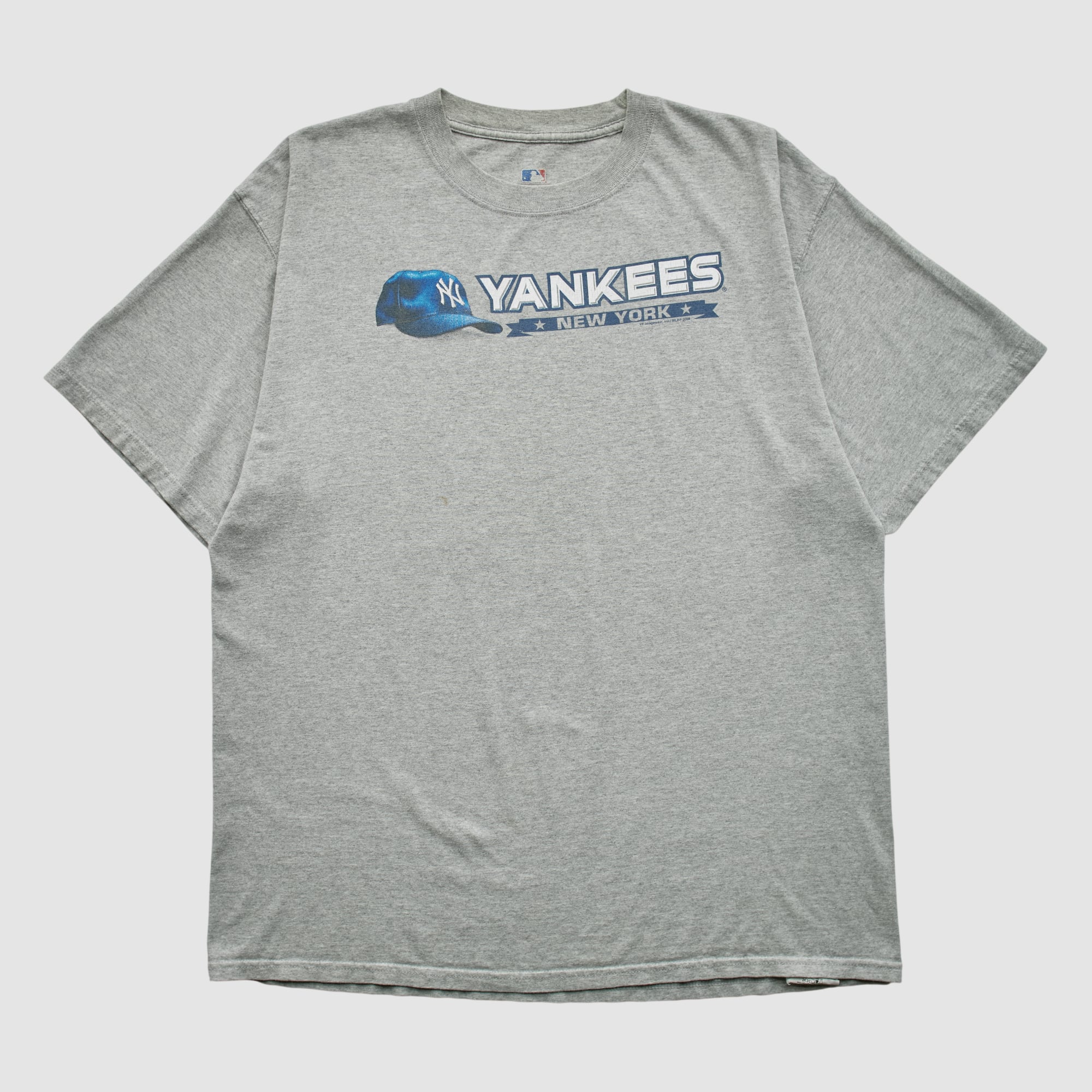New York Yankees Genuine Merchandise 2000s T-shirt - Heather Gray - 2XL