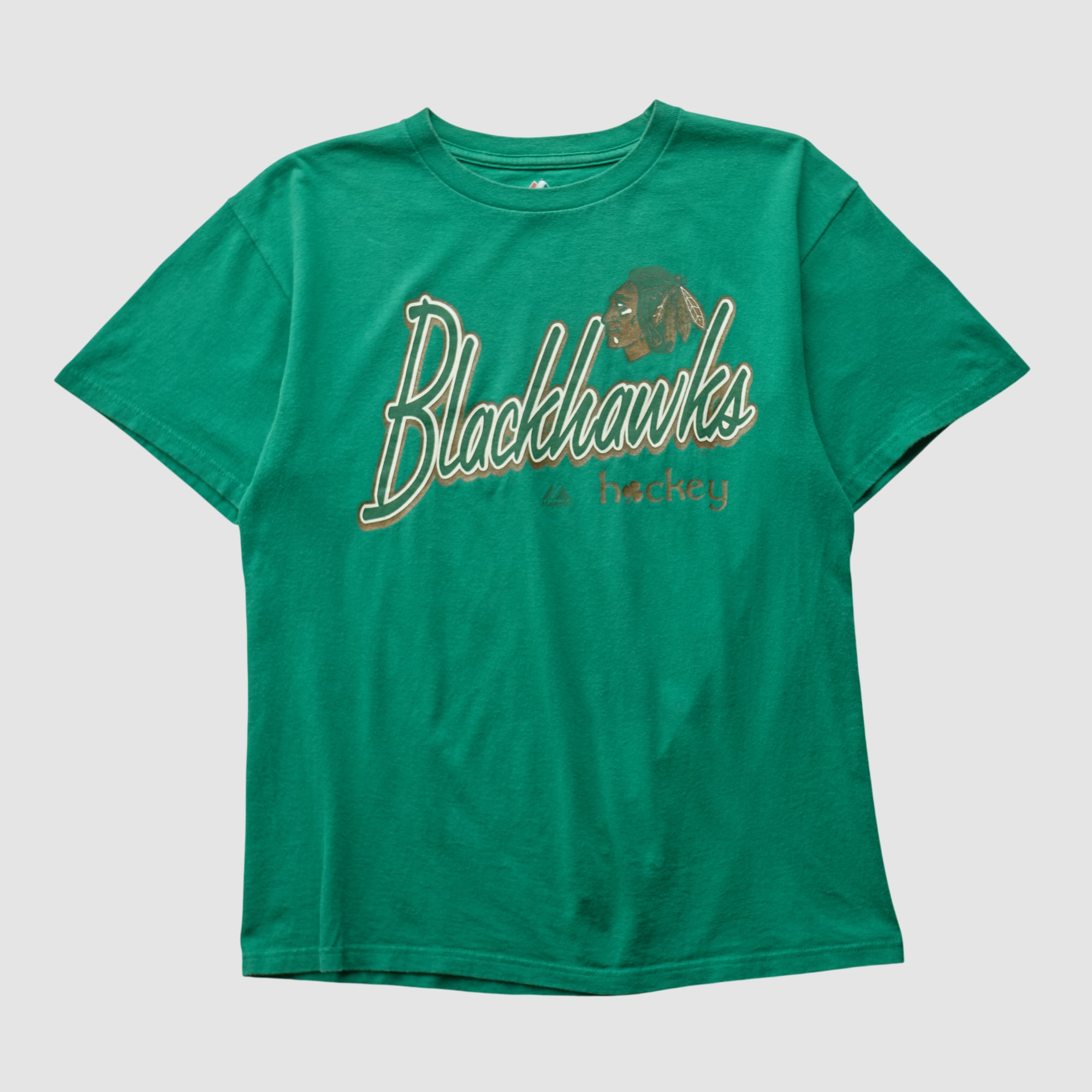 Chicago Blackhawks Majestic 2010s T-shirt - Green - M