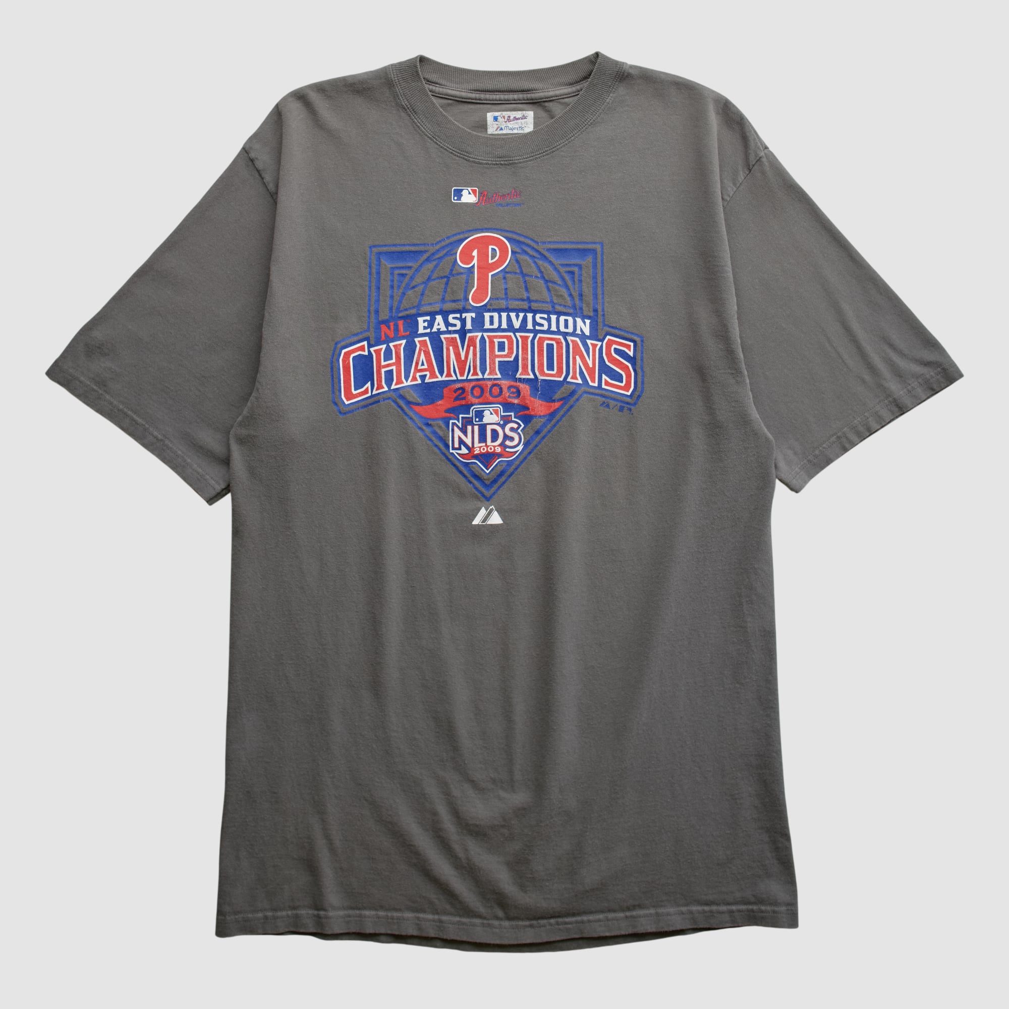 Philadelphia Phillies Majestic 2009 T-shirt - Gray - L