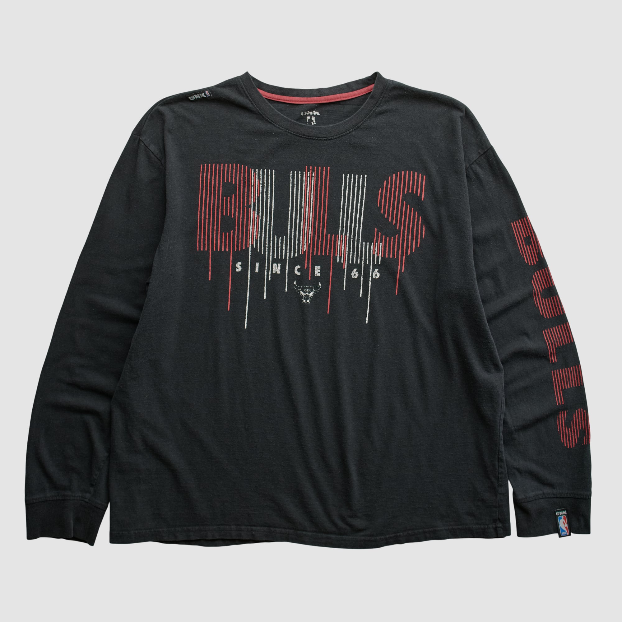 Chicago Bulls UNK 2010s Long Sleeve T-shirt - Black - 2XL