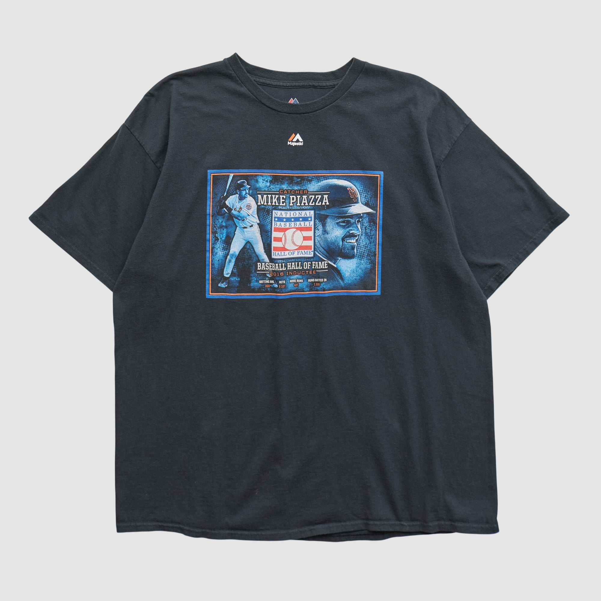 Mike Piazza Majestic 2016 T-shirt - Black - XL