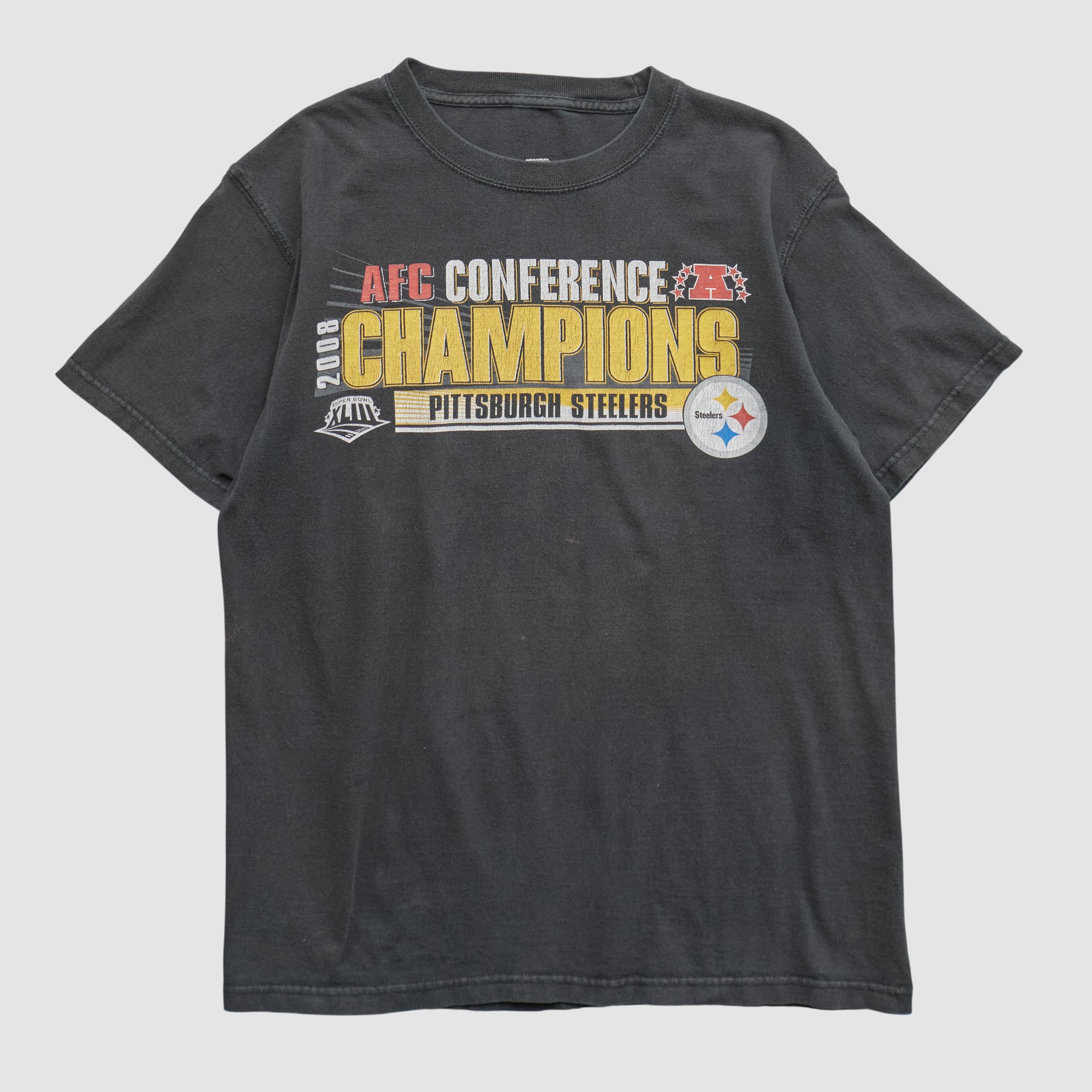 Pittsburgh Steelers 2008 T-shirt - Black - M