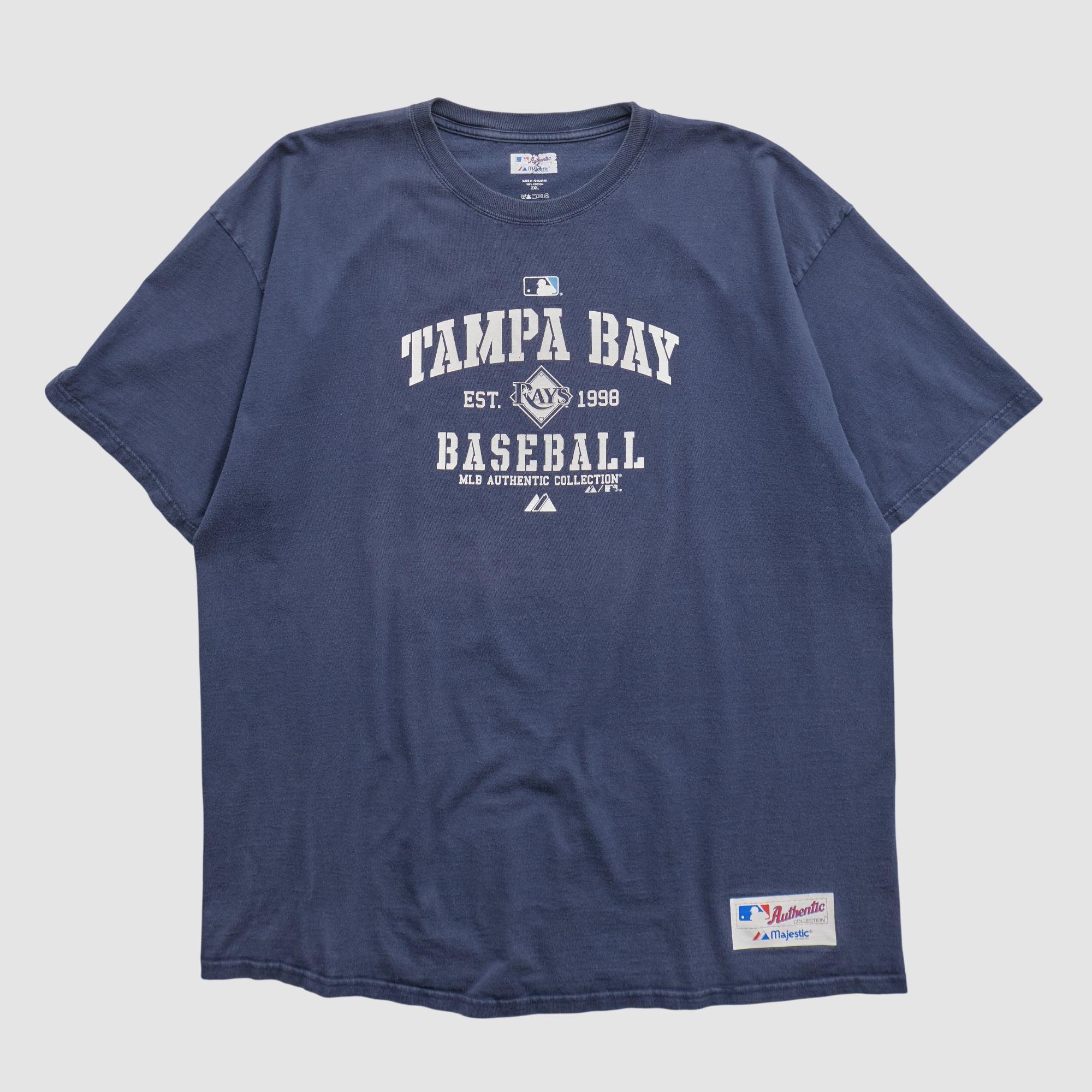 Tampa Bay Rays Majestic 2010 T-shirt - Navy - 3XL