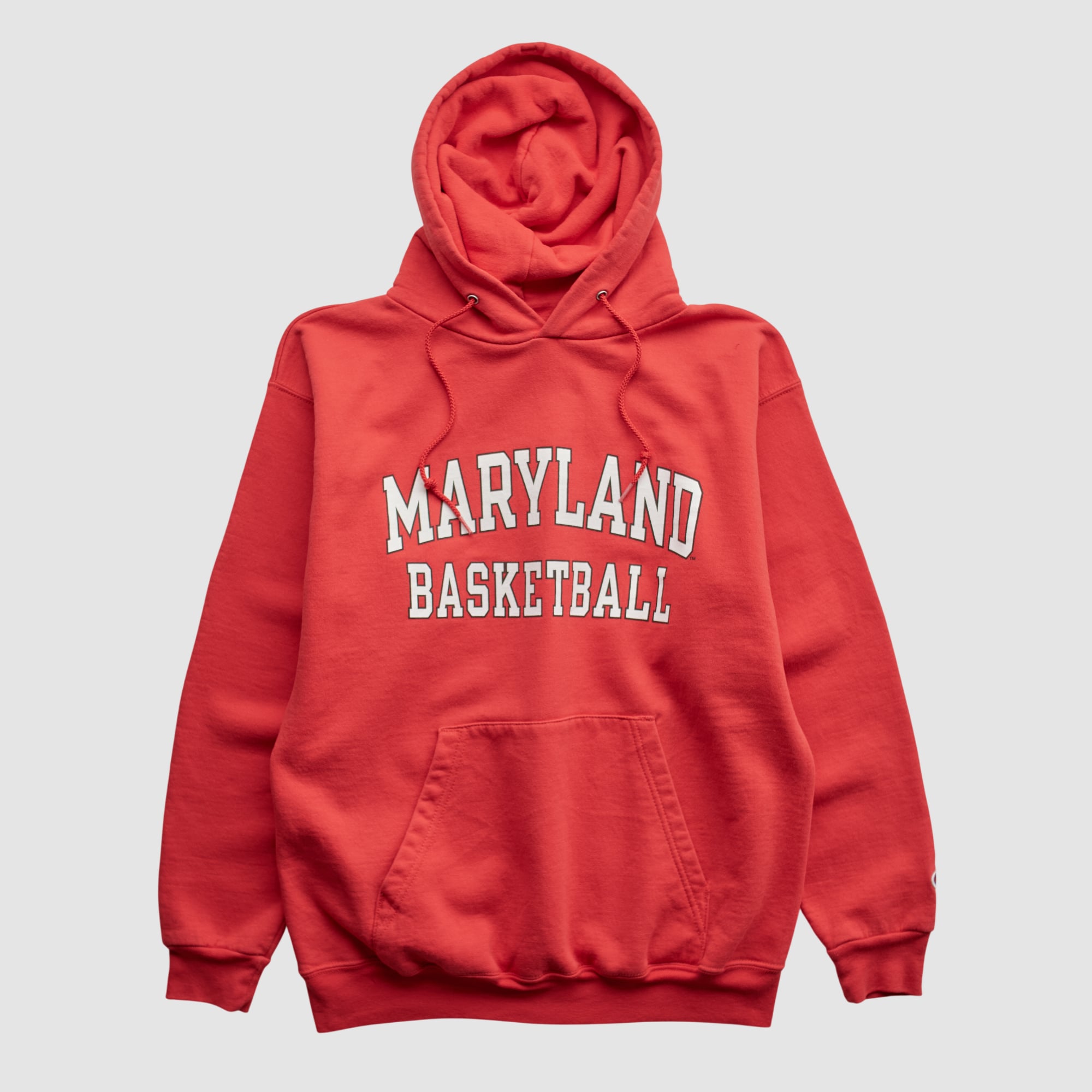 Maryland Terrapins Champion 2000s Hooded Pullover Sweatshirt - Red - XS