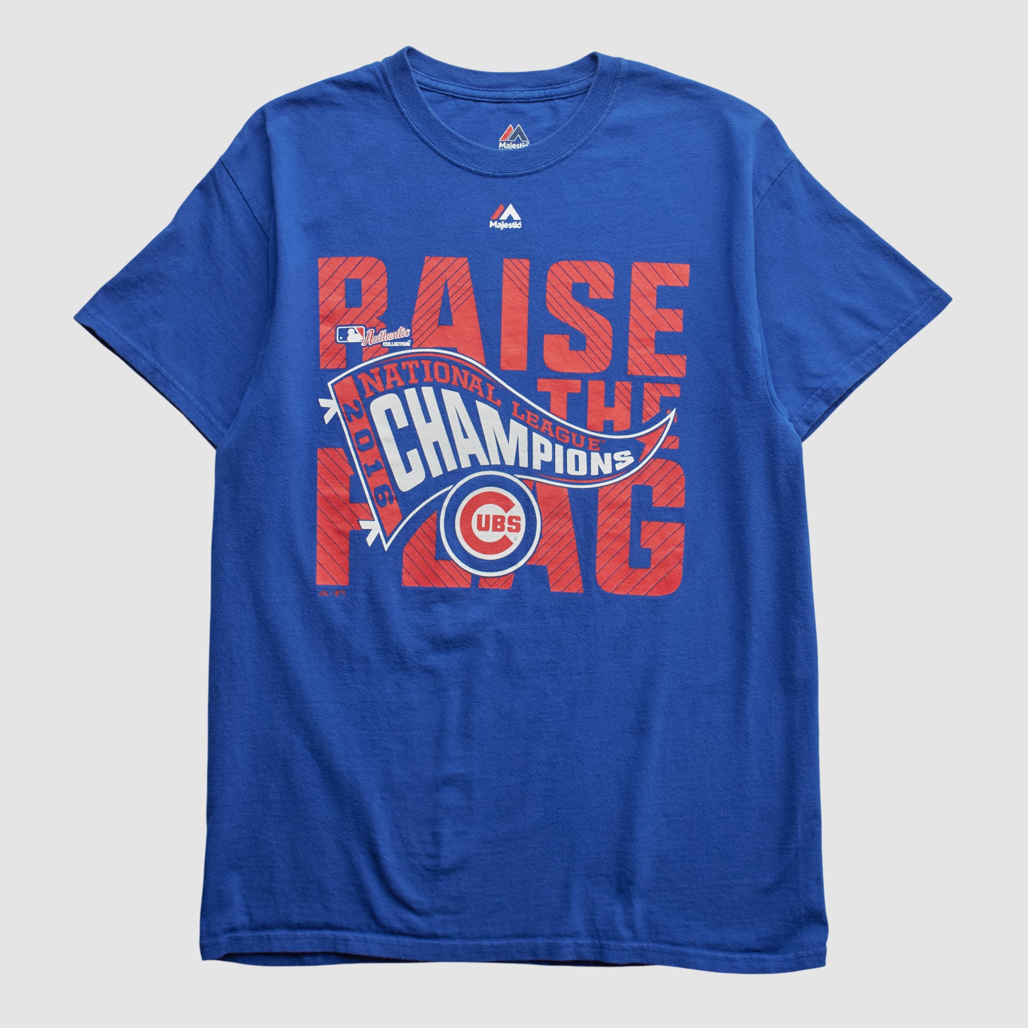 Chicago Cubs Majestic 2016 T-shirt - Blue - S