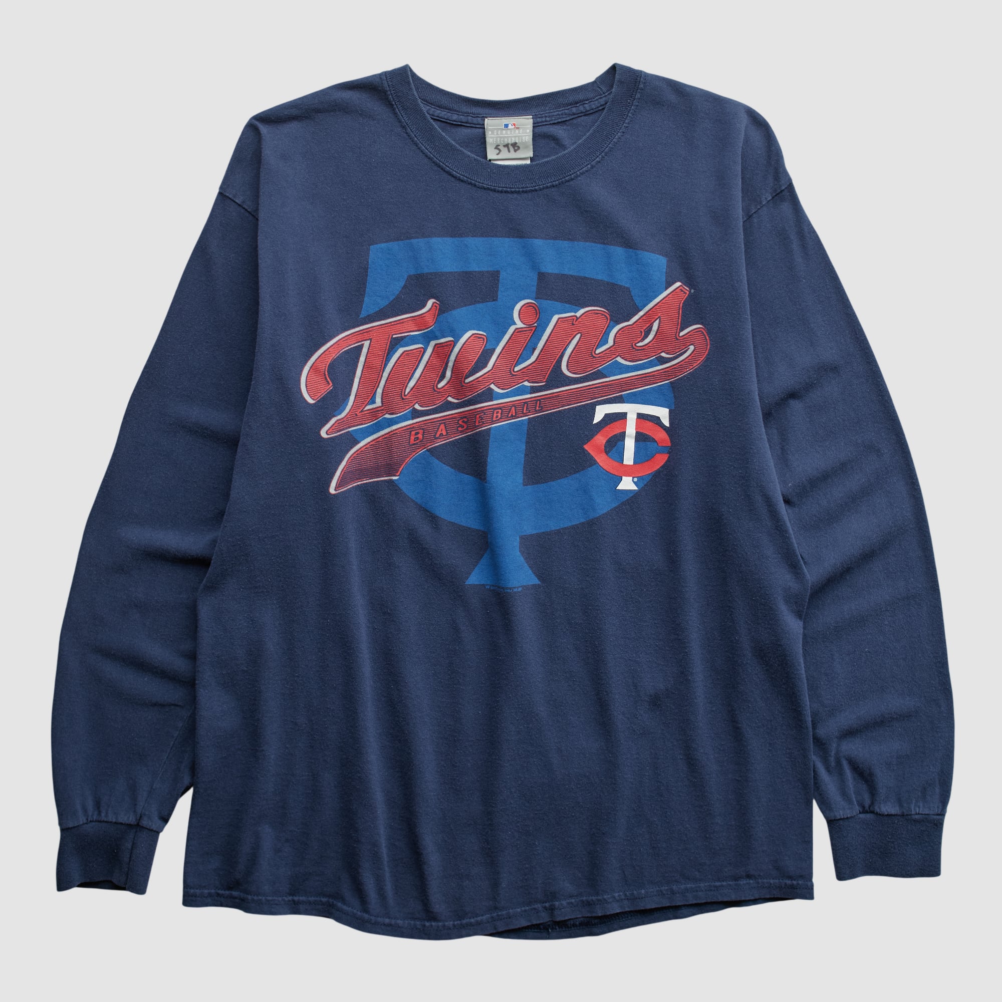 Minnesota Twins Genuine Merchandise 2000s Long Sleeve T-shirt - Navy - M