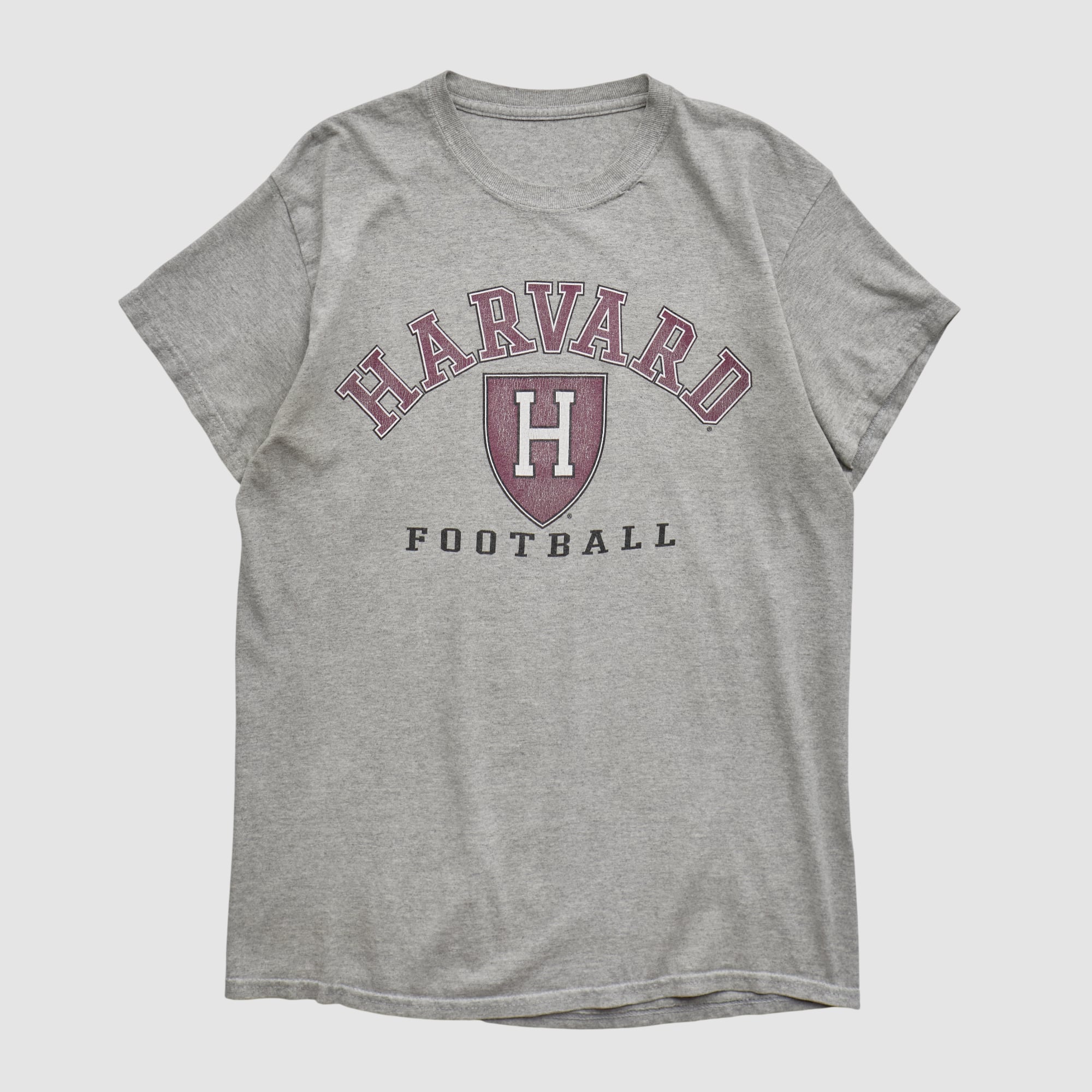 Harvard Crimson 2000s T-shirt - Heather Gray - S