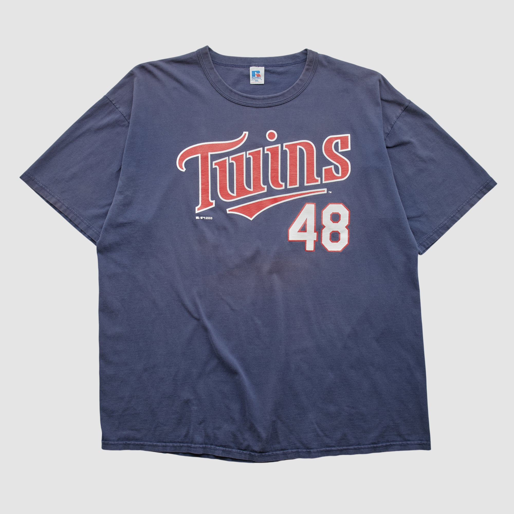 Minnesota Twins Russell 2003 T-shirt - Navy - 2XL