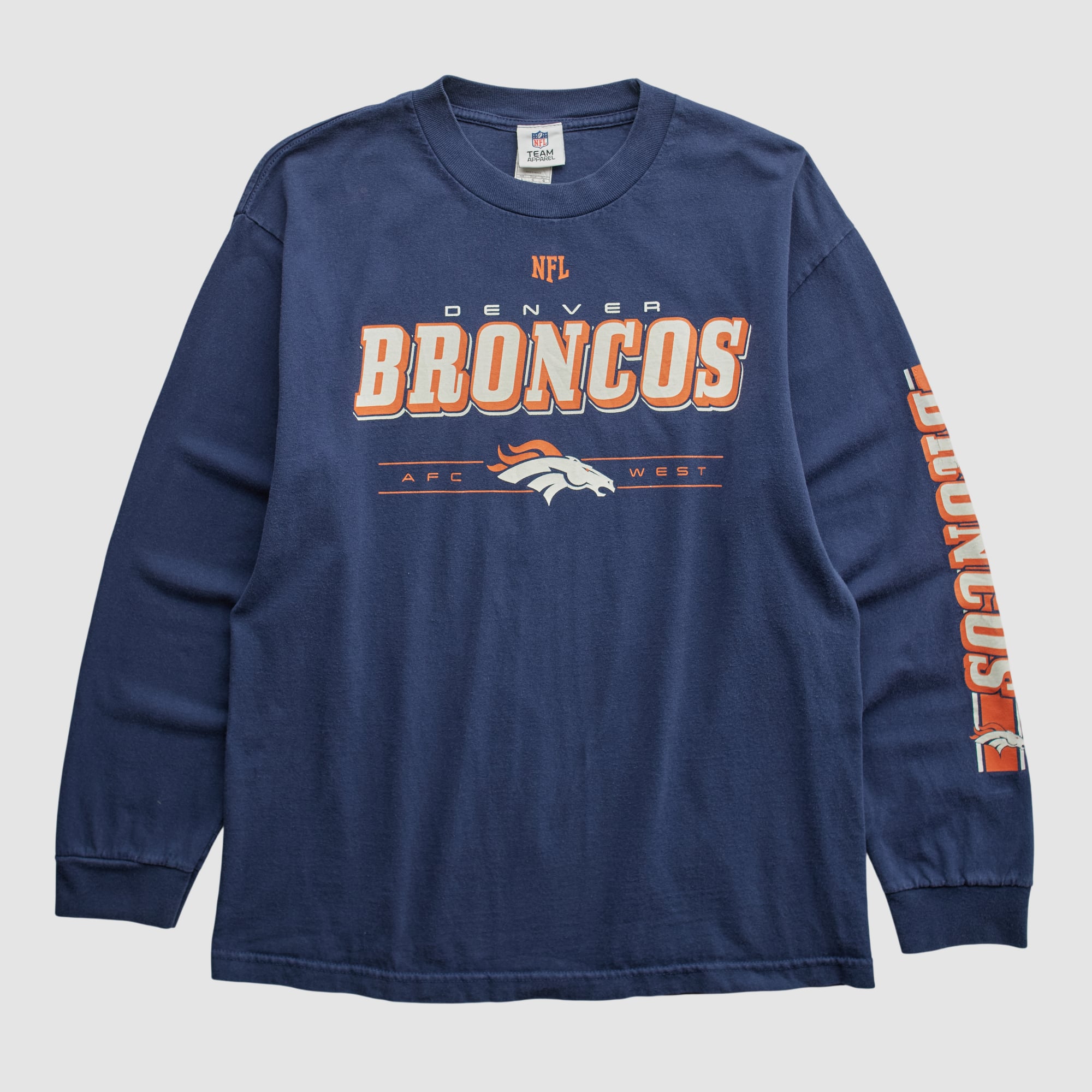 Denver Broncos NFL 2010s Long Sleeve T-shirt - Navy - M