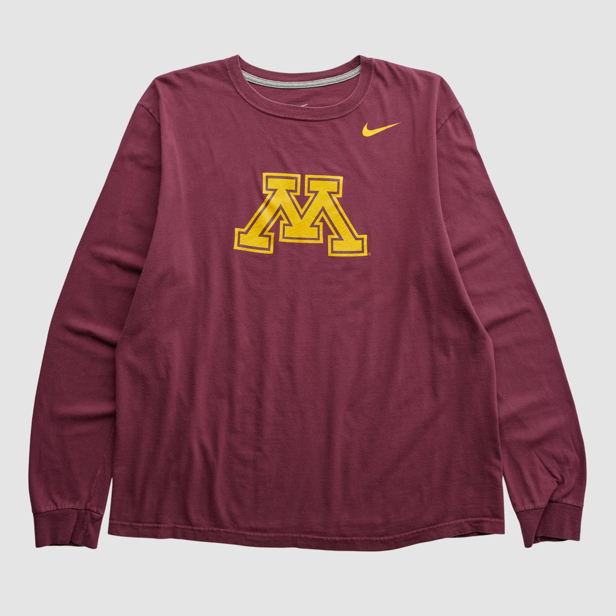 Minnesota Golden Gophers Nike 2010s Long Sleeve T-shirt - Maroon - XL