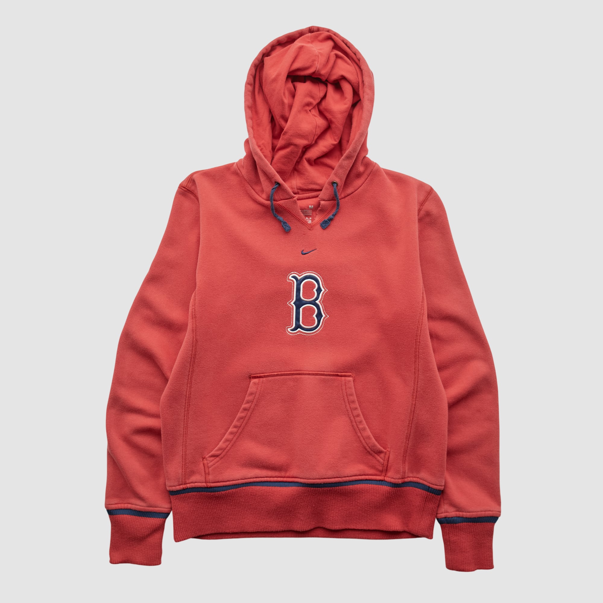 Boston Red Sox Nike 2000s Hooded Pullover Sweatshirt - Red - XS