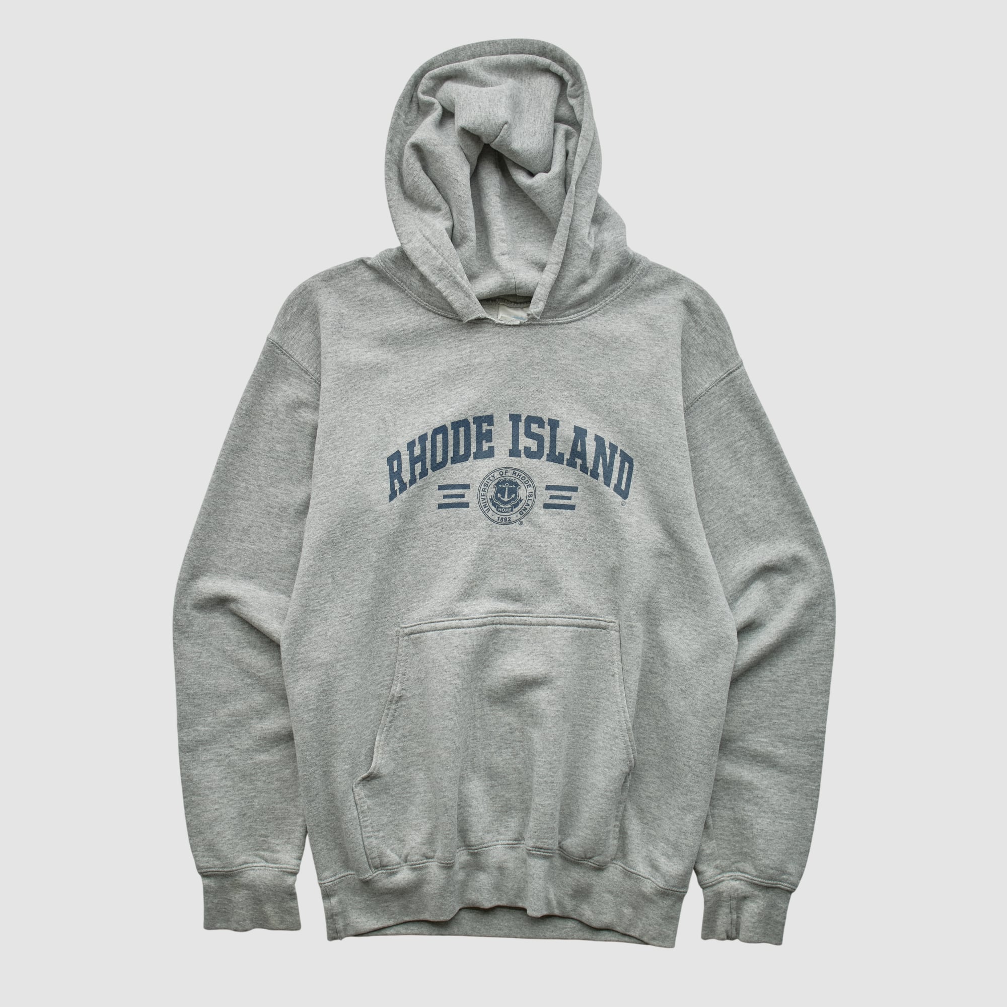 Rhode Island Rams Gildan 2010s Hooded Pullover Sweatshirt - Heather Gray - XS