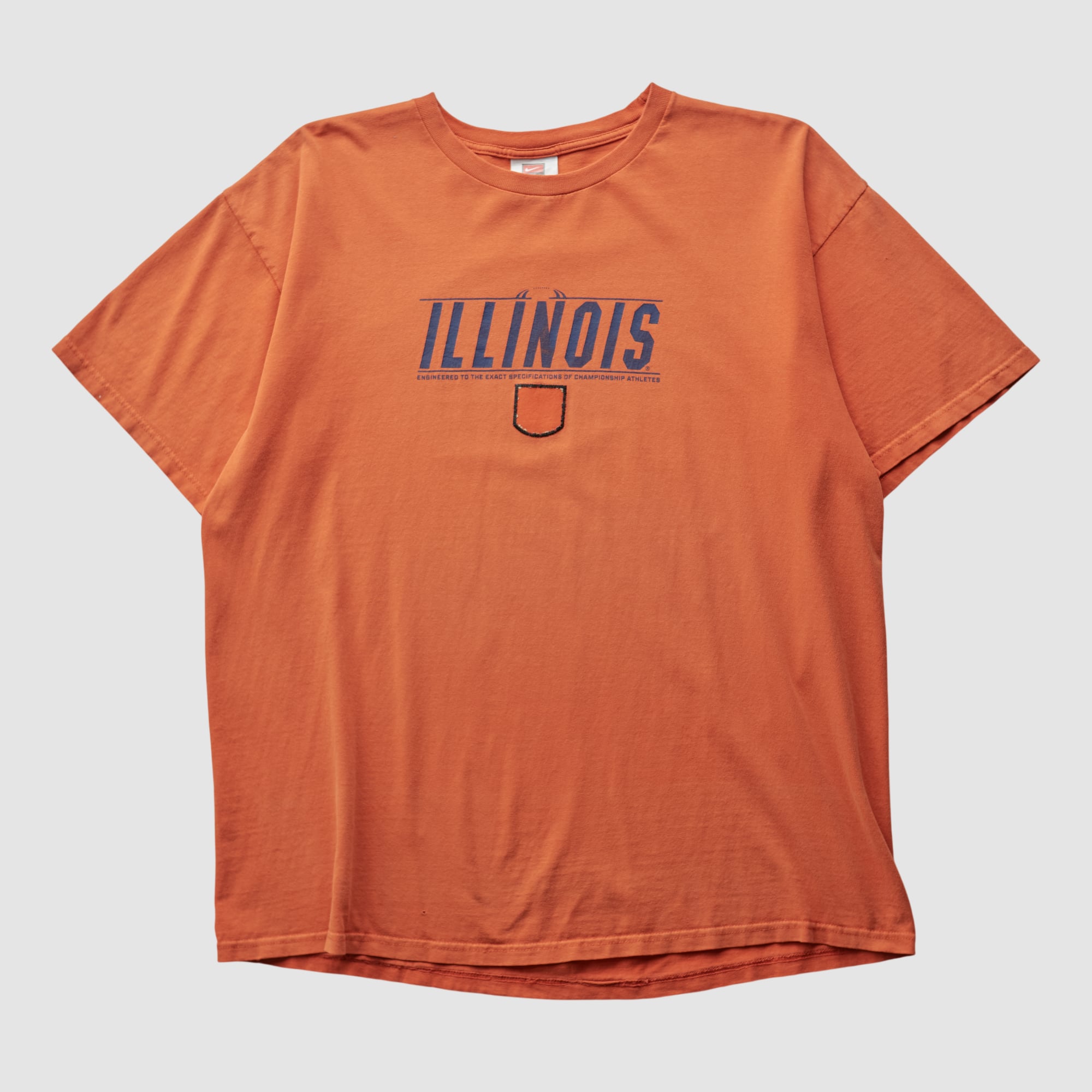 Illinois Fighting Illini Nike 2000s T-shirt - Orange - XL